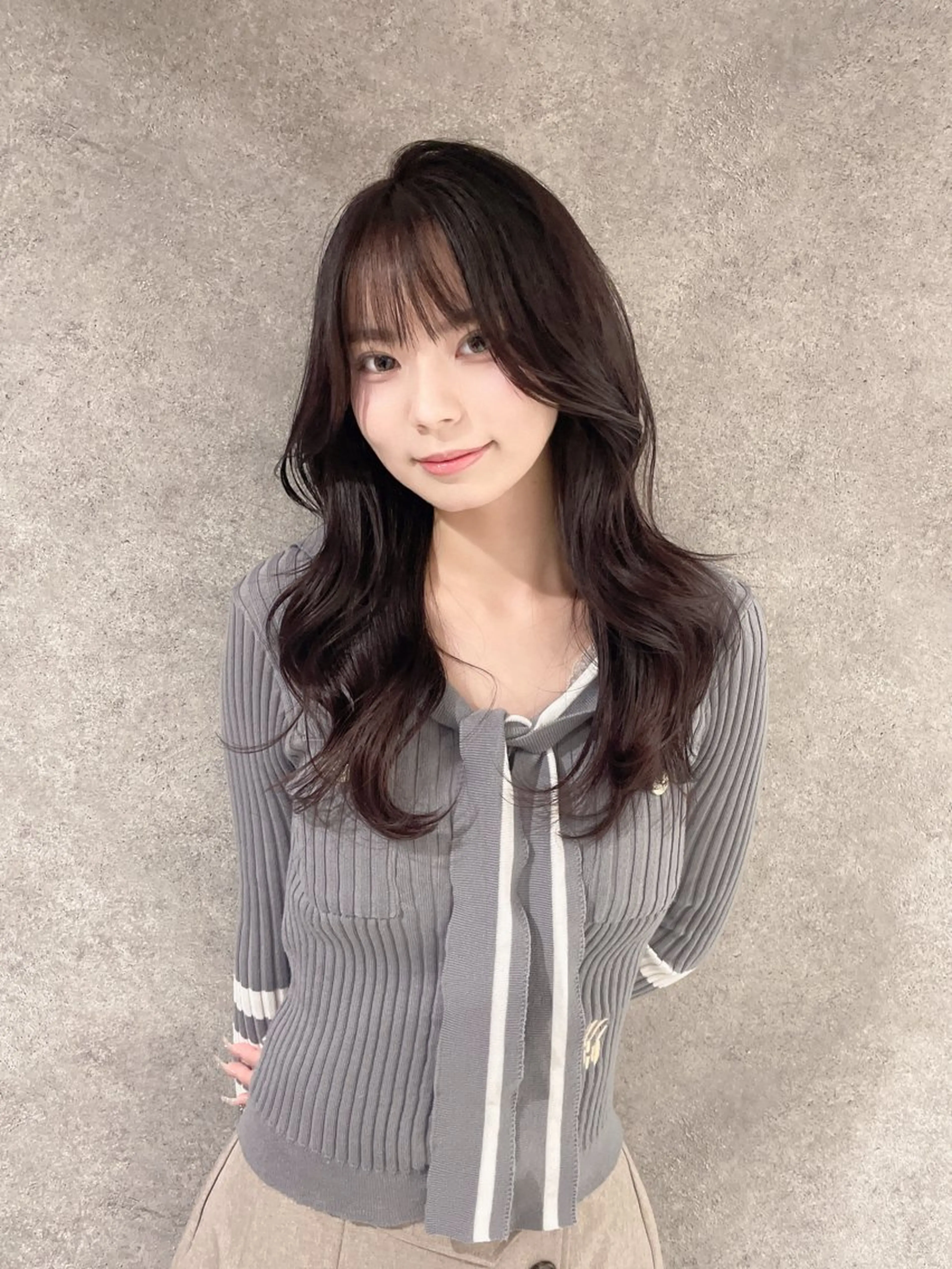 ロング カット ヘアカラー トリートメント 髪質改善縮毛矯正 ◽️河野泰貴のヘアスタイル