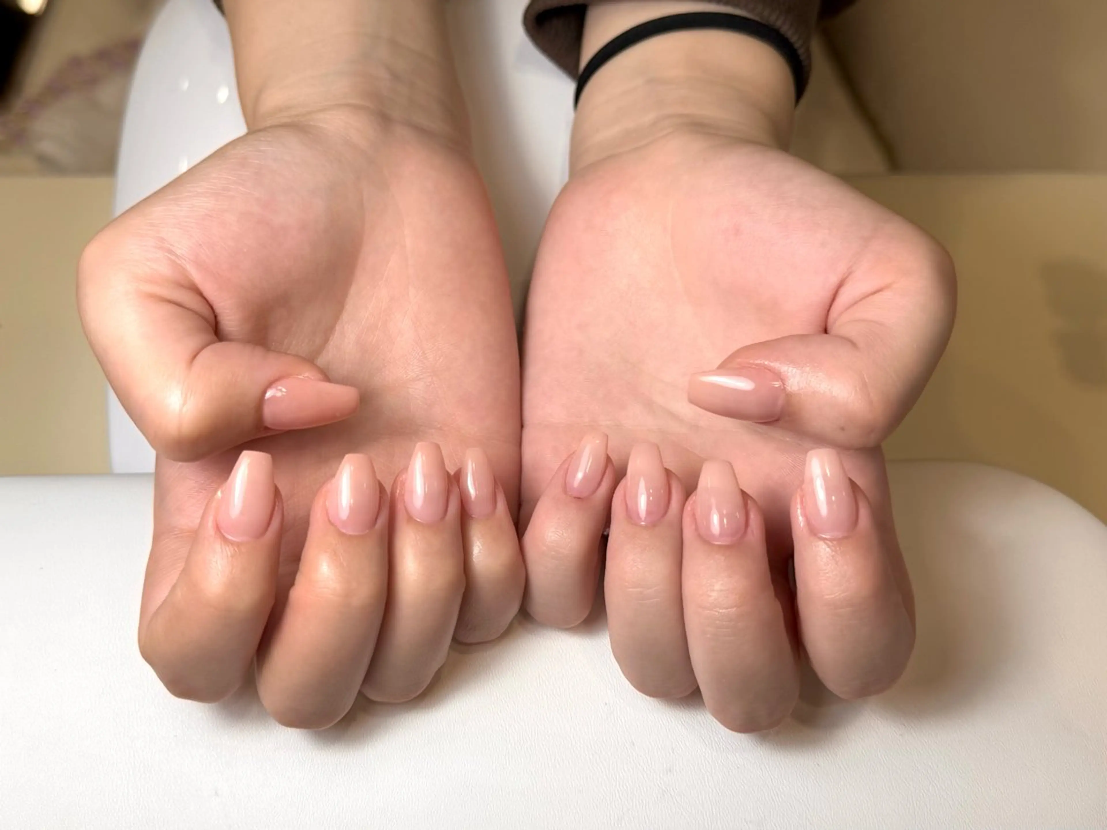 ネイル ジェルネイル オフィスネイル ワンカラーネイル シンプルネイル ハンドネイル チャ ミーのネイルデザイン