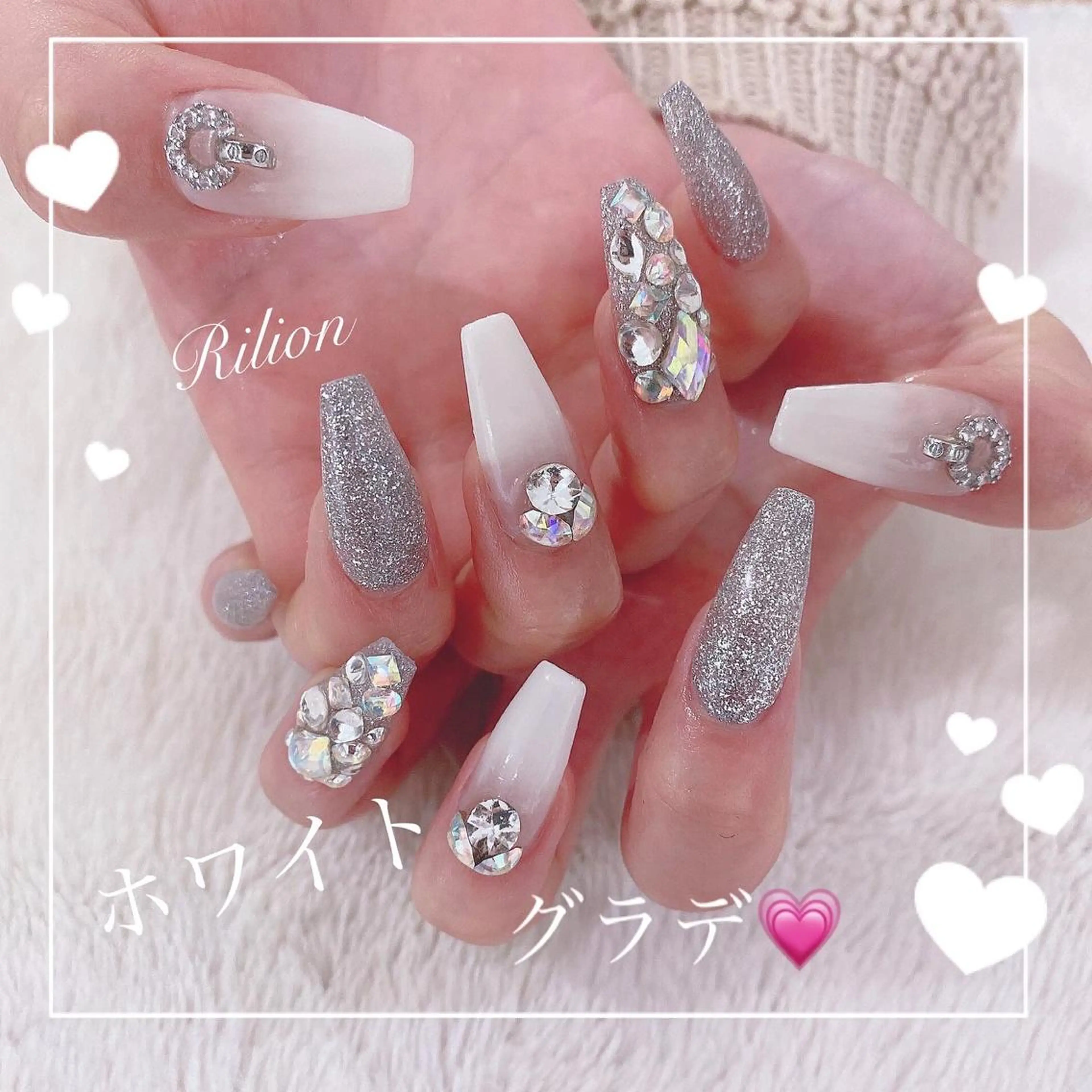 ネイル RiLion💗 Risa🦋💜のネイルデザイン