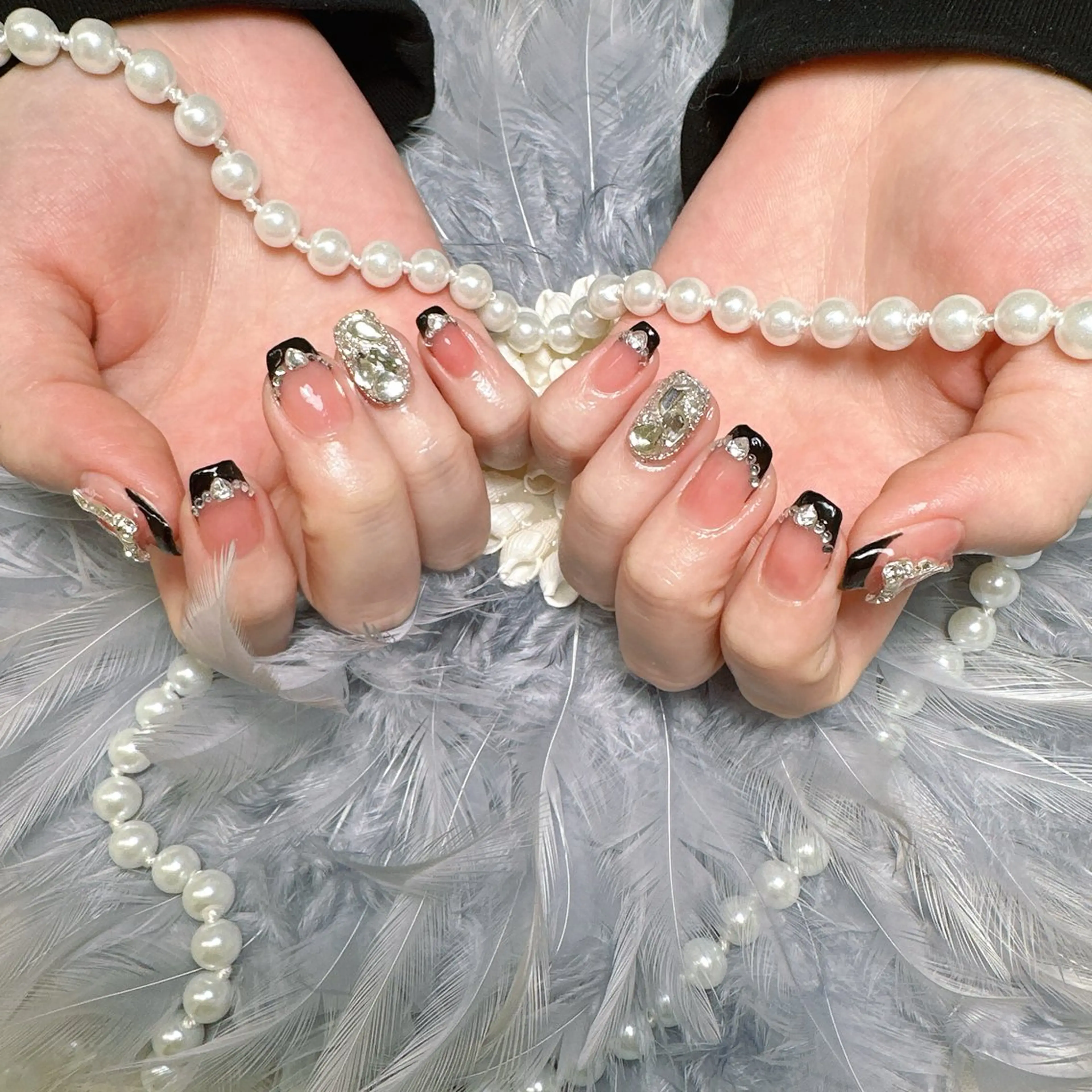 ネイル フレンチネイル 持ち込み ハンドネイル Pretty Nail Salonのネイルデザイン