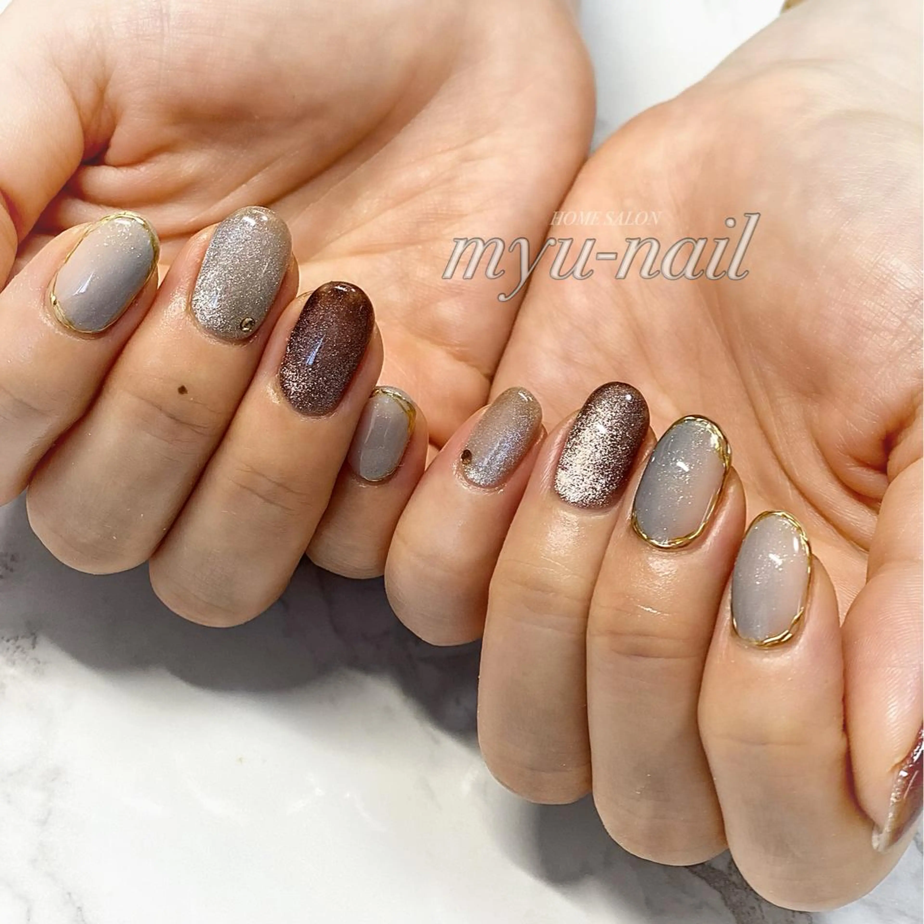 ネイル ホームサロン myu-nailのネイルデザイン