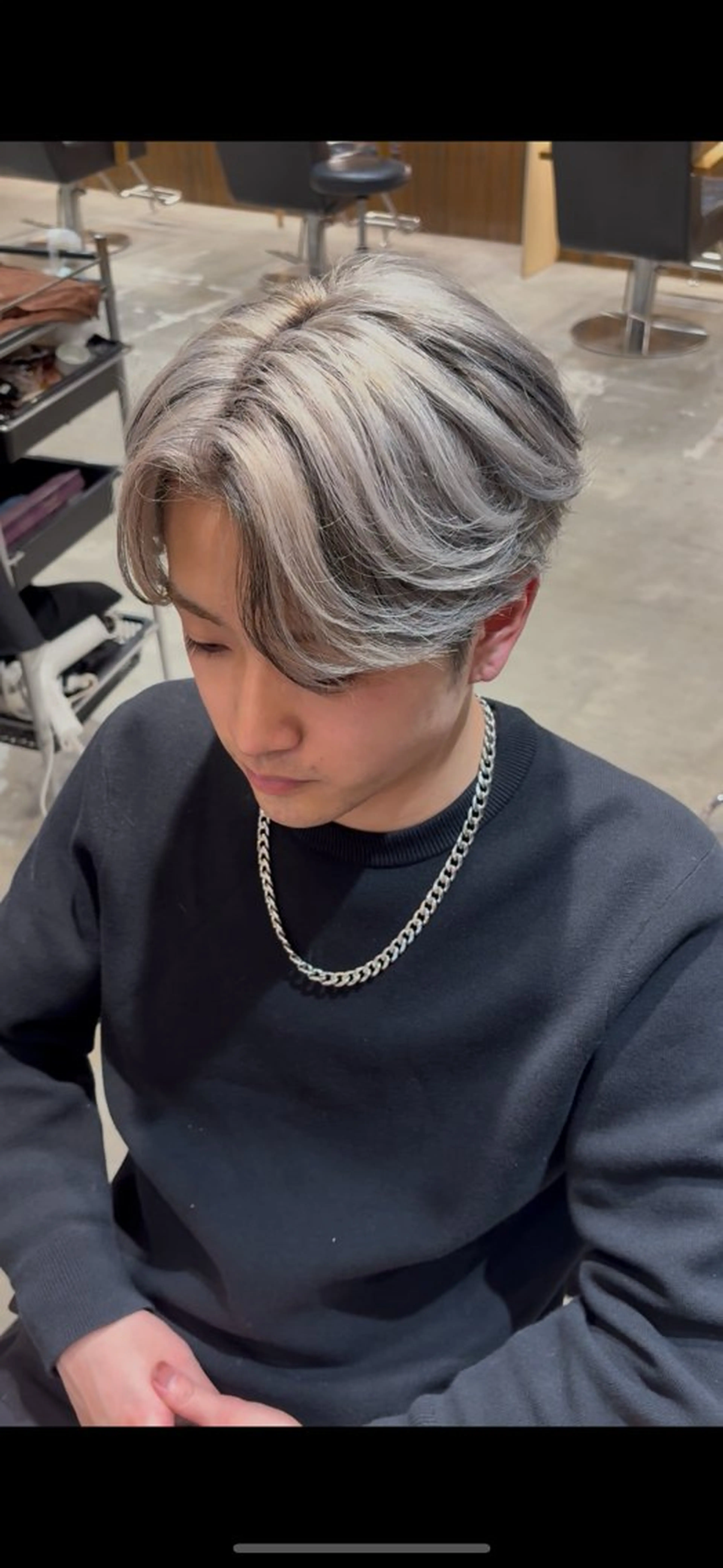 ⭐️メンズ専用メニュー⭐️カット＋カラー(炭酸シャンプー付き)の写真