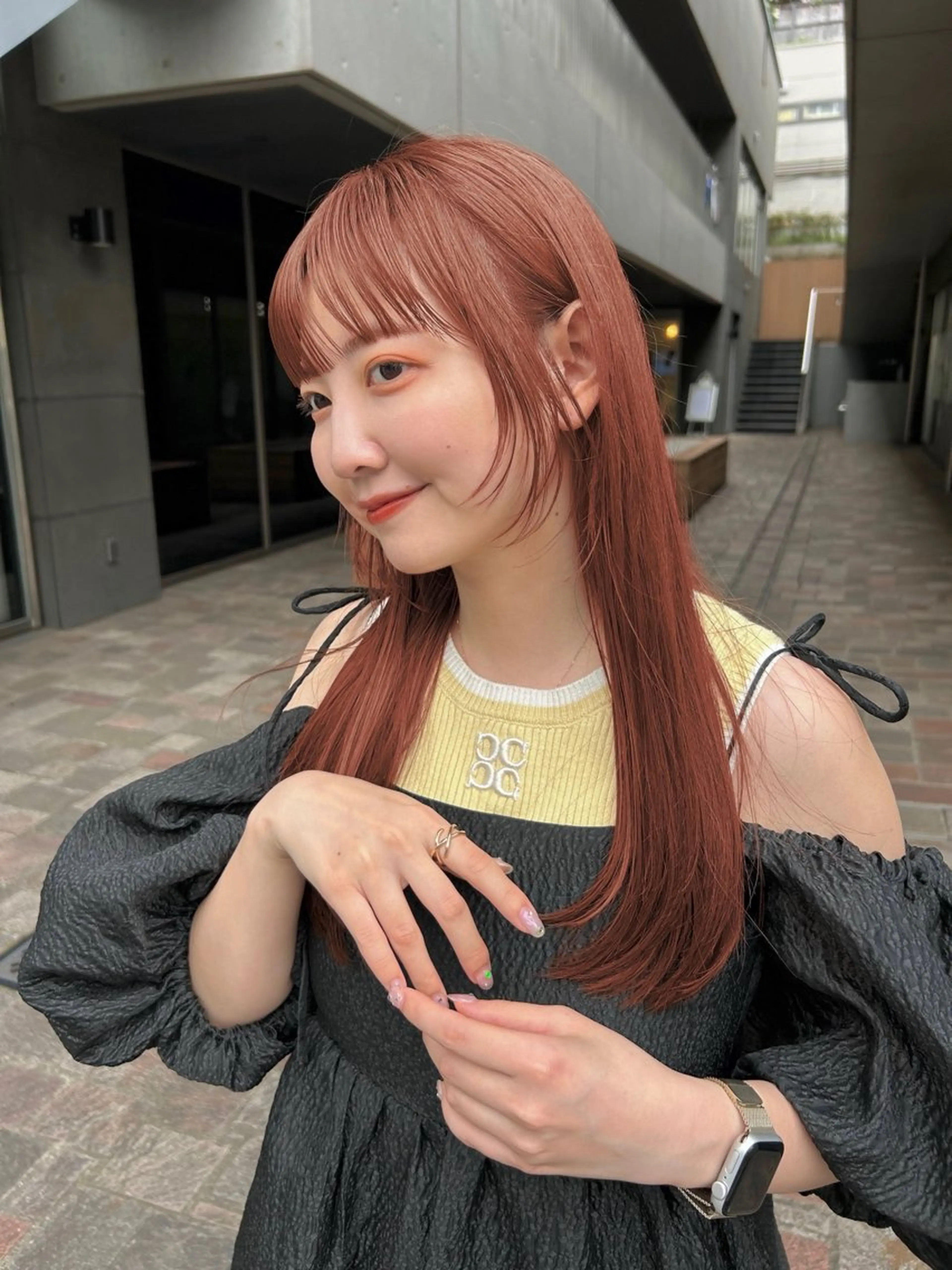 ロング ヘアカラー トリートメント 🌸透明感/レイヤー / 栗林 彩🌸のヘアスタイル