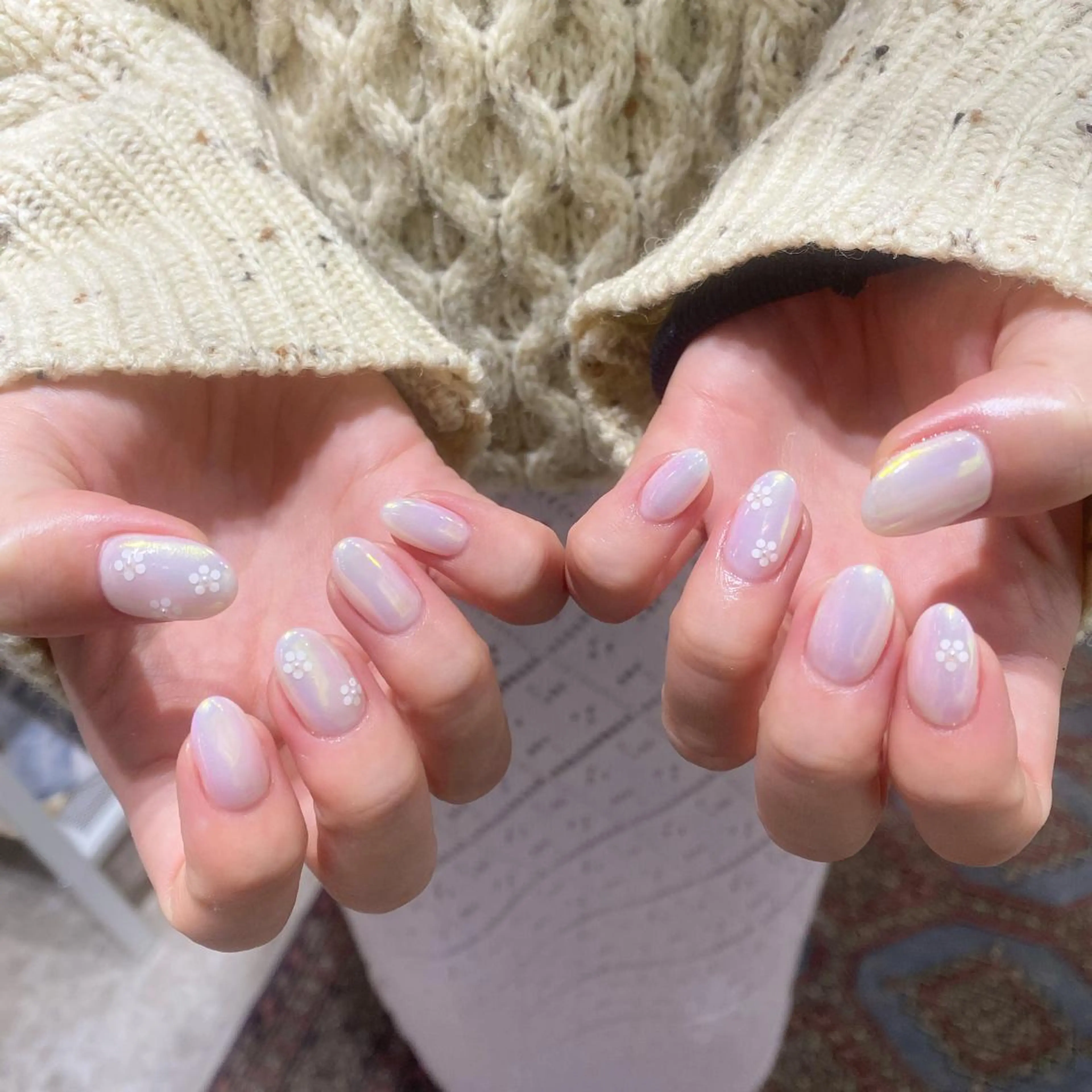 ネイル ハンドネイル 0203ムニムサン 💙Airiのネイルデザイン