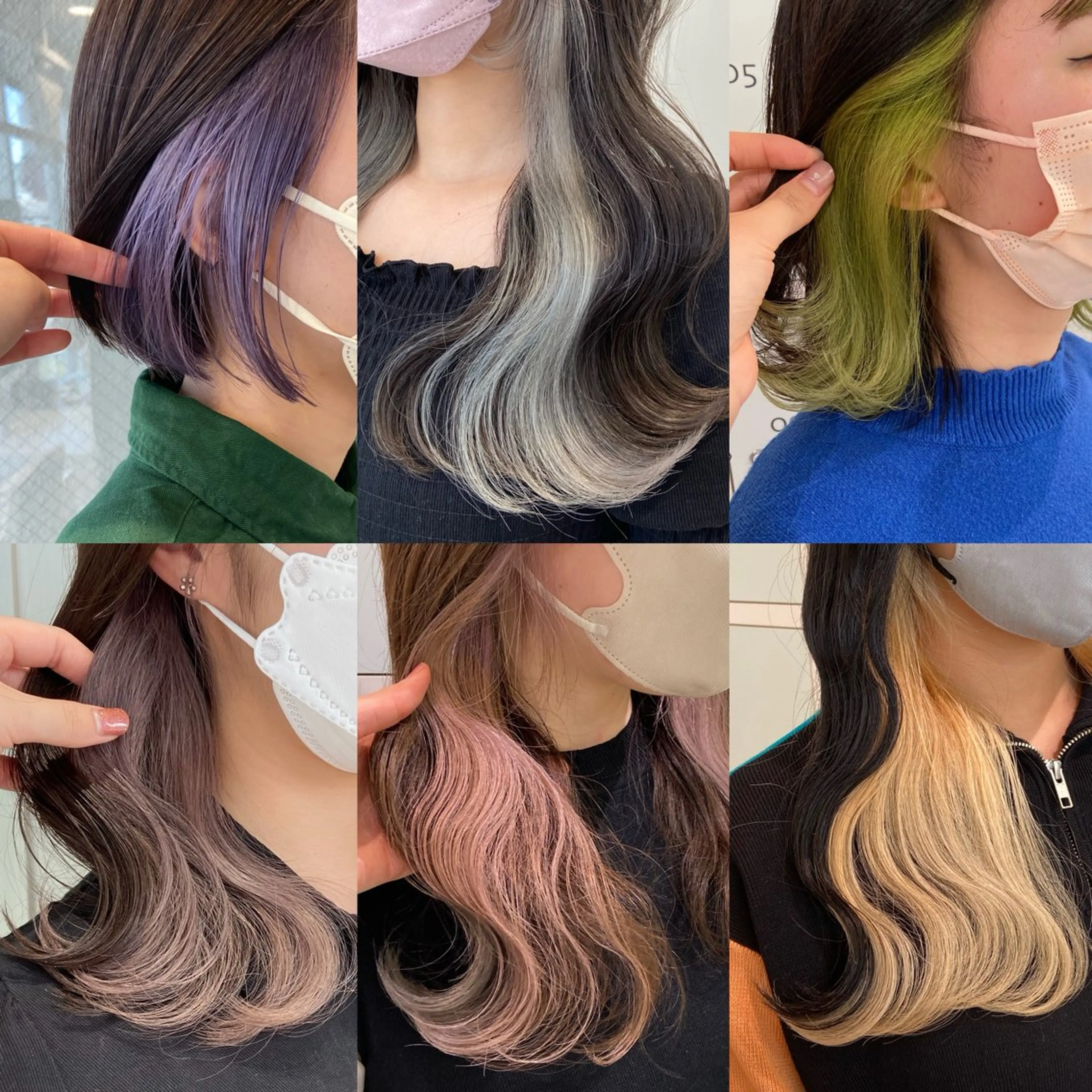 カラー カット ヘアカラー レイヤーカット⭐️ インナー桑原 日花理のヘアスタイル