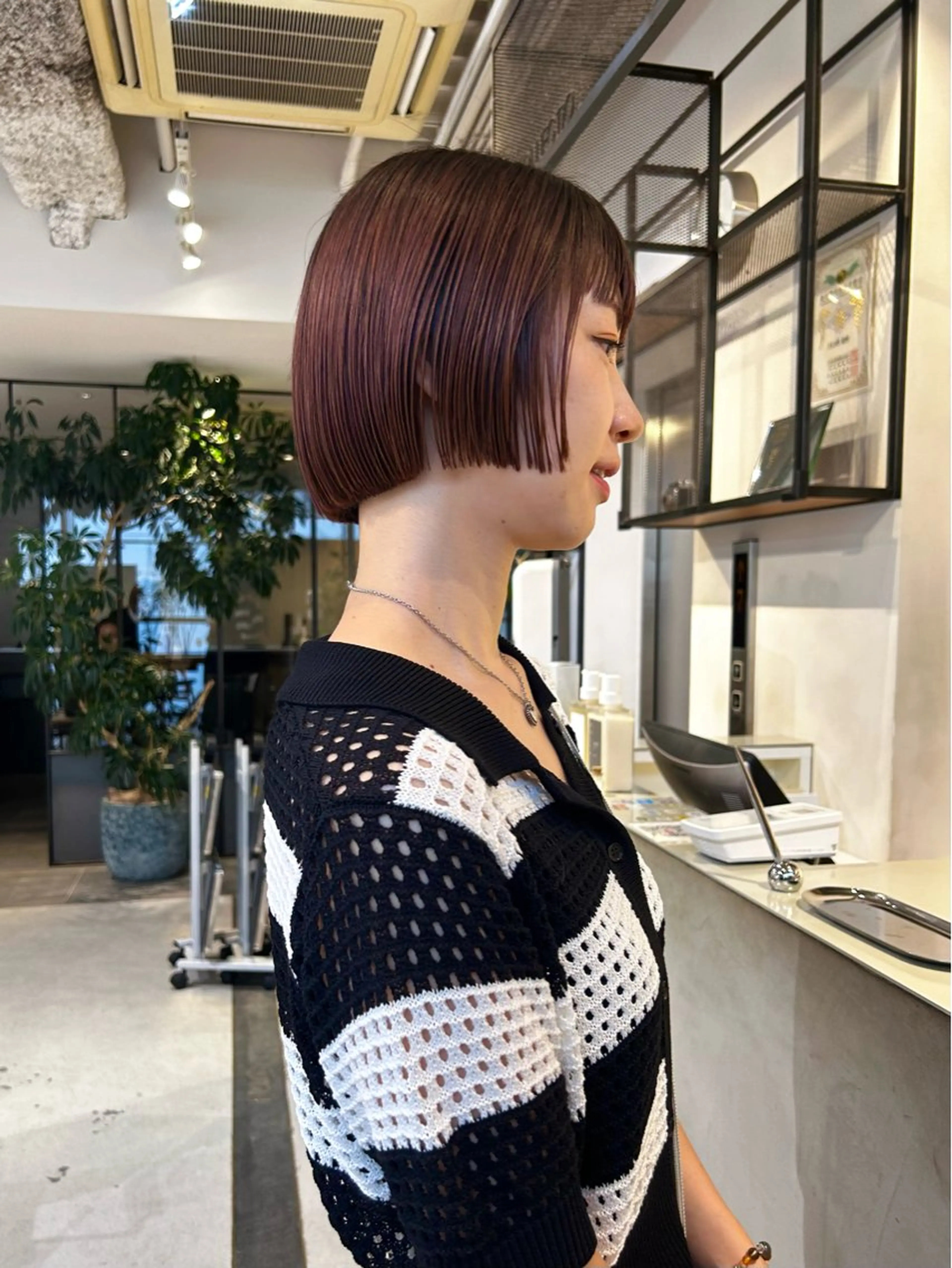 ショート 津葉井 麗奈のヘアスタイル