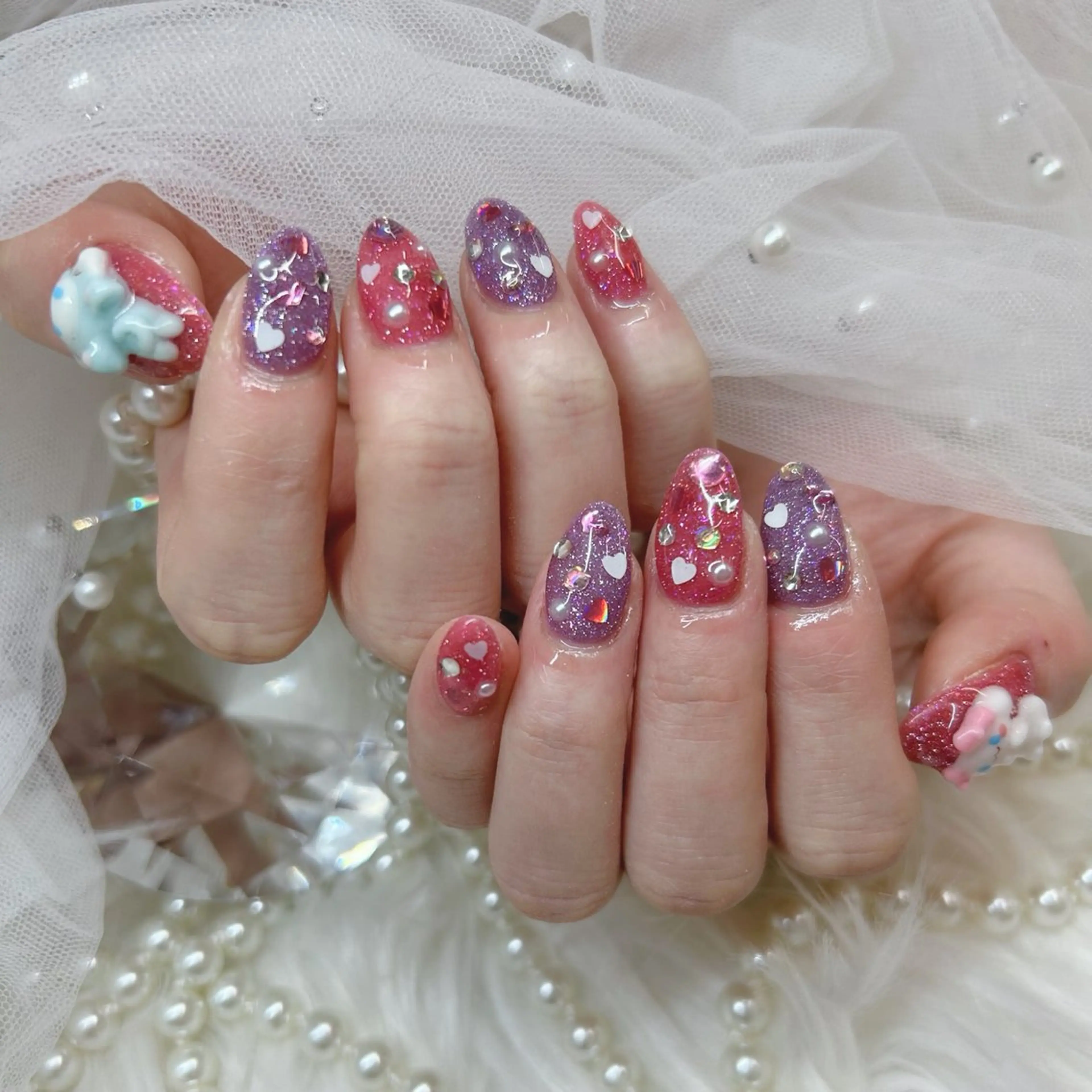 ショート ハンドネイル Nailsalon Angeのネイルデザイン