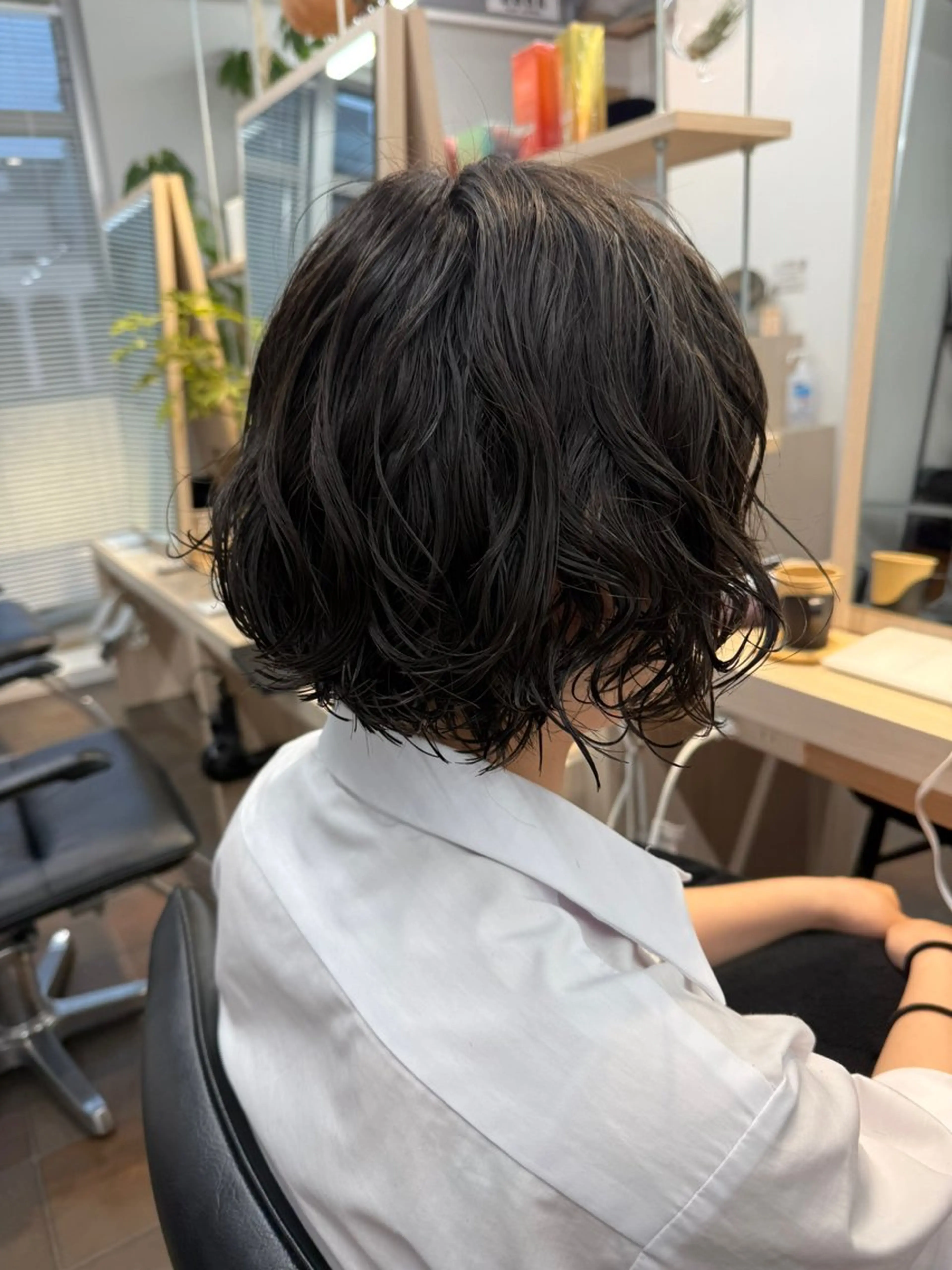 ショート カット パーマ トリートメント miwa/ボブパーマ /モードボブのヘアスタイル