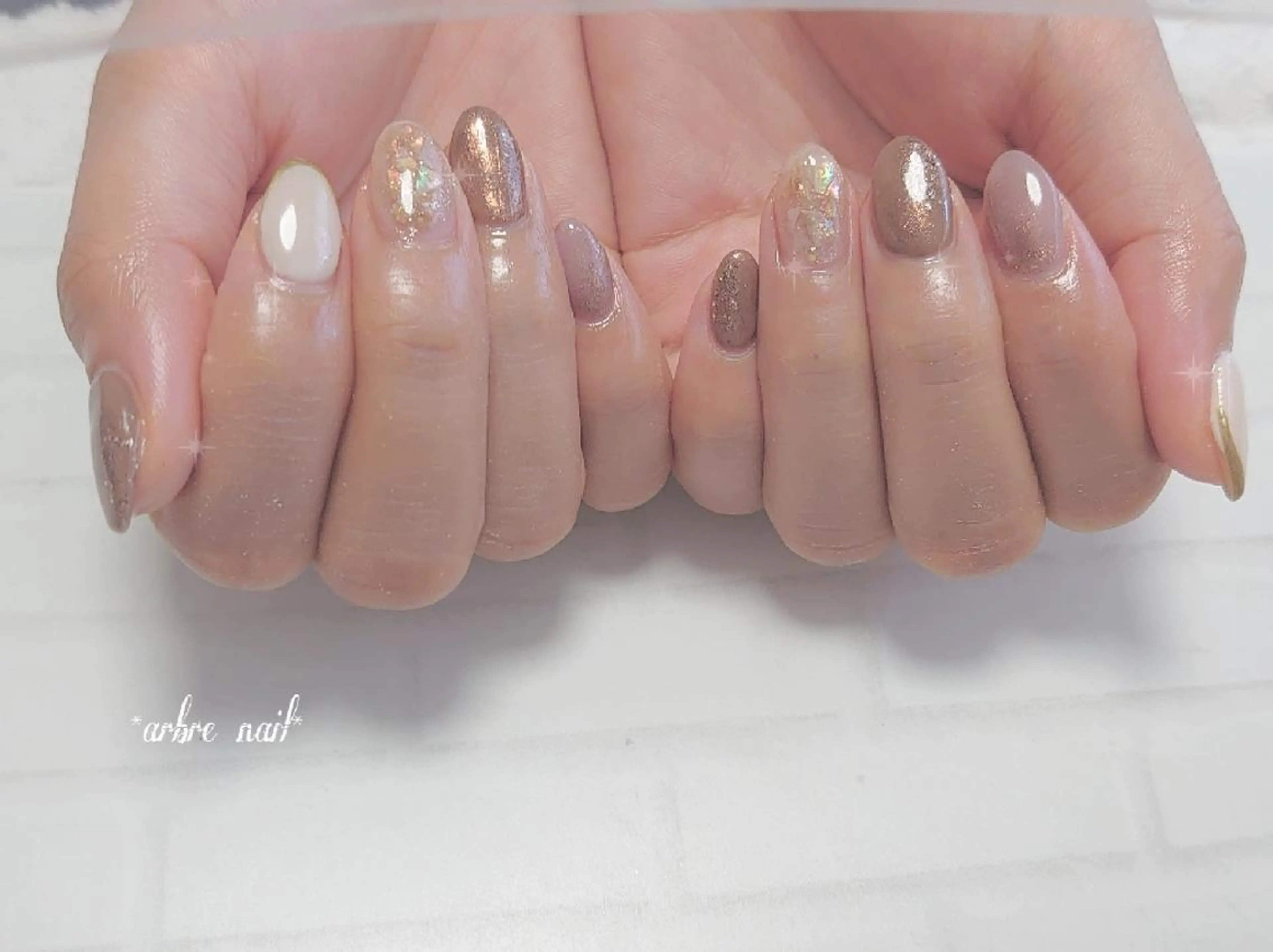 ネイル ＊arbre nail＊.アーブルネイル所属・✯.。 arbre  nail 。✯.のネイルデザイン