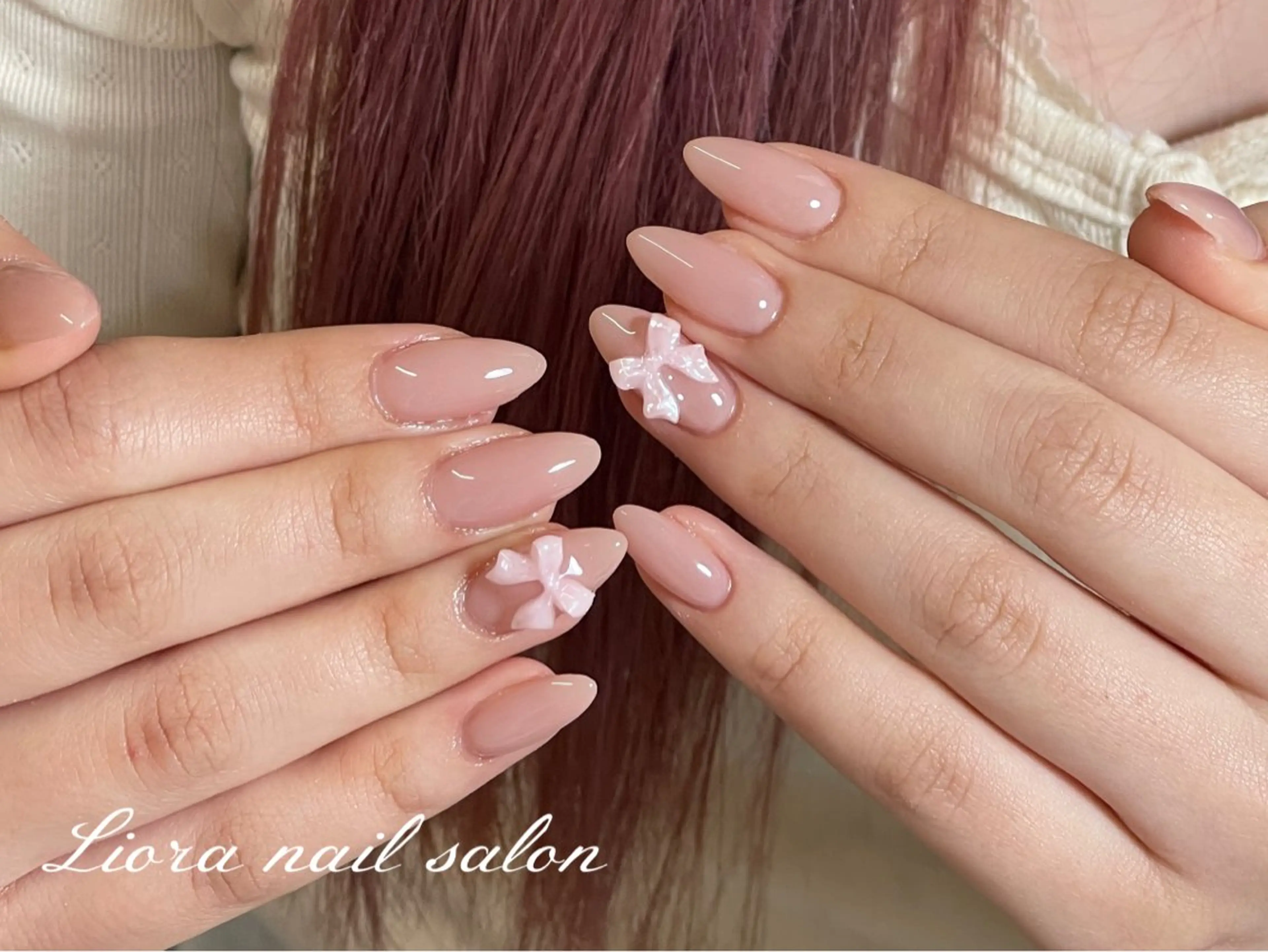 ネイル チークネイル フットネイル フレンチネイル ジェルネイル ガーリー ハンドネイル Liora nail スカルプ専門店のネイルデザイン