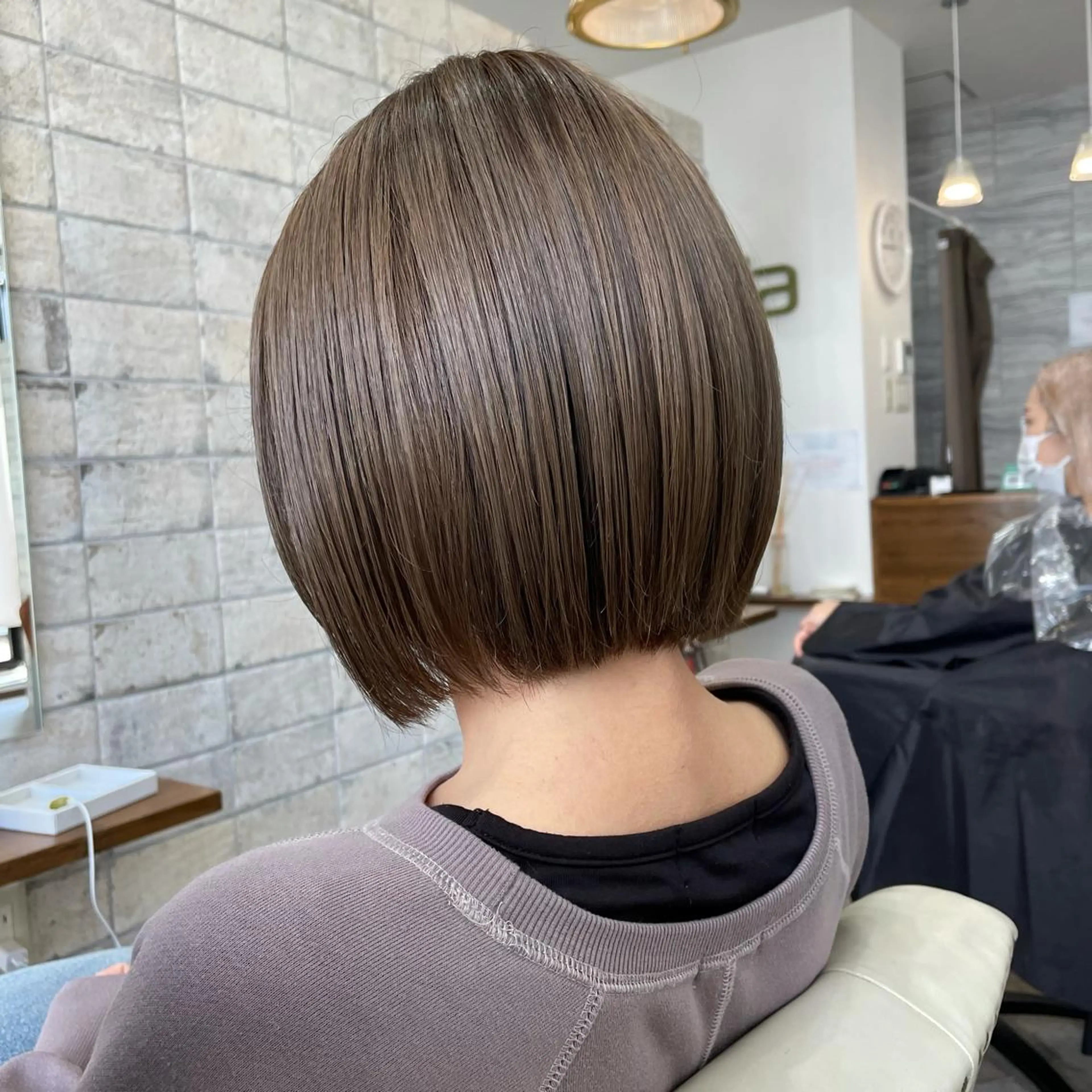 ショート カラー 髪質改善 中川　翔のヘアスタイル