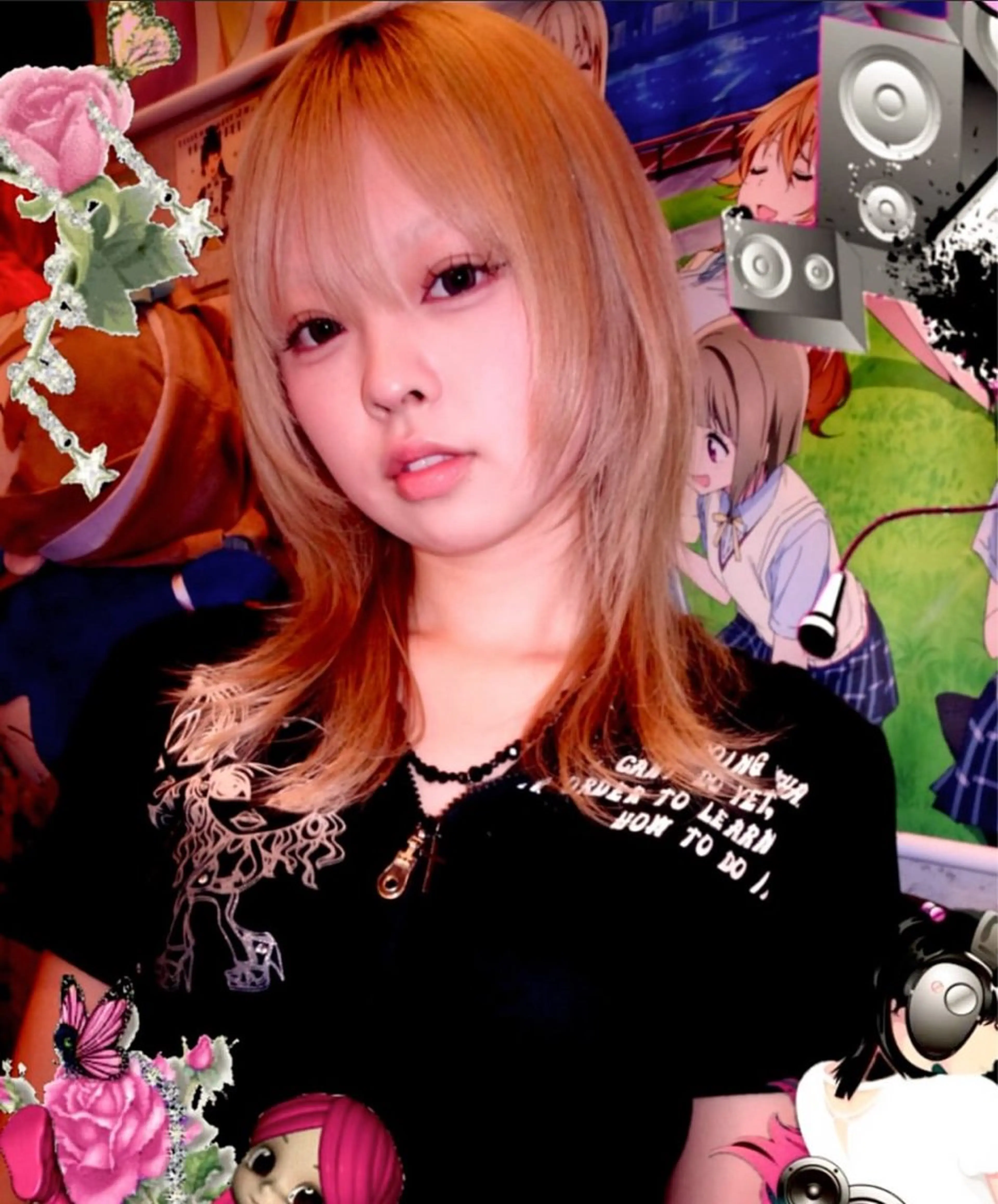 セミロング ガーリーヘア／ レイヤー／侑茉のヘアスタイル