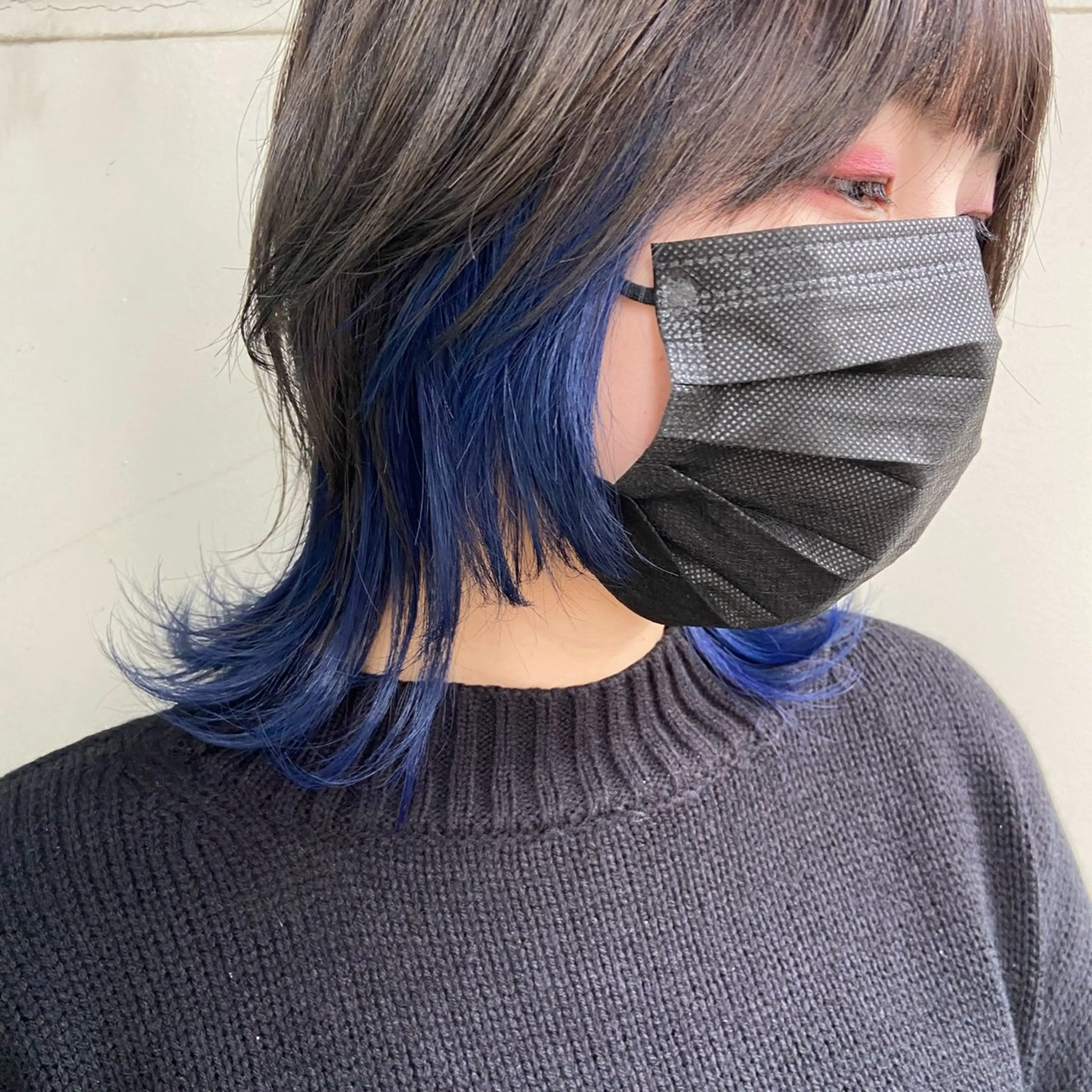 ミディアム カラー GO TODAY所属・ハイトーン/小顔 カット/Ayumuのヘアスタイル