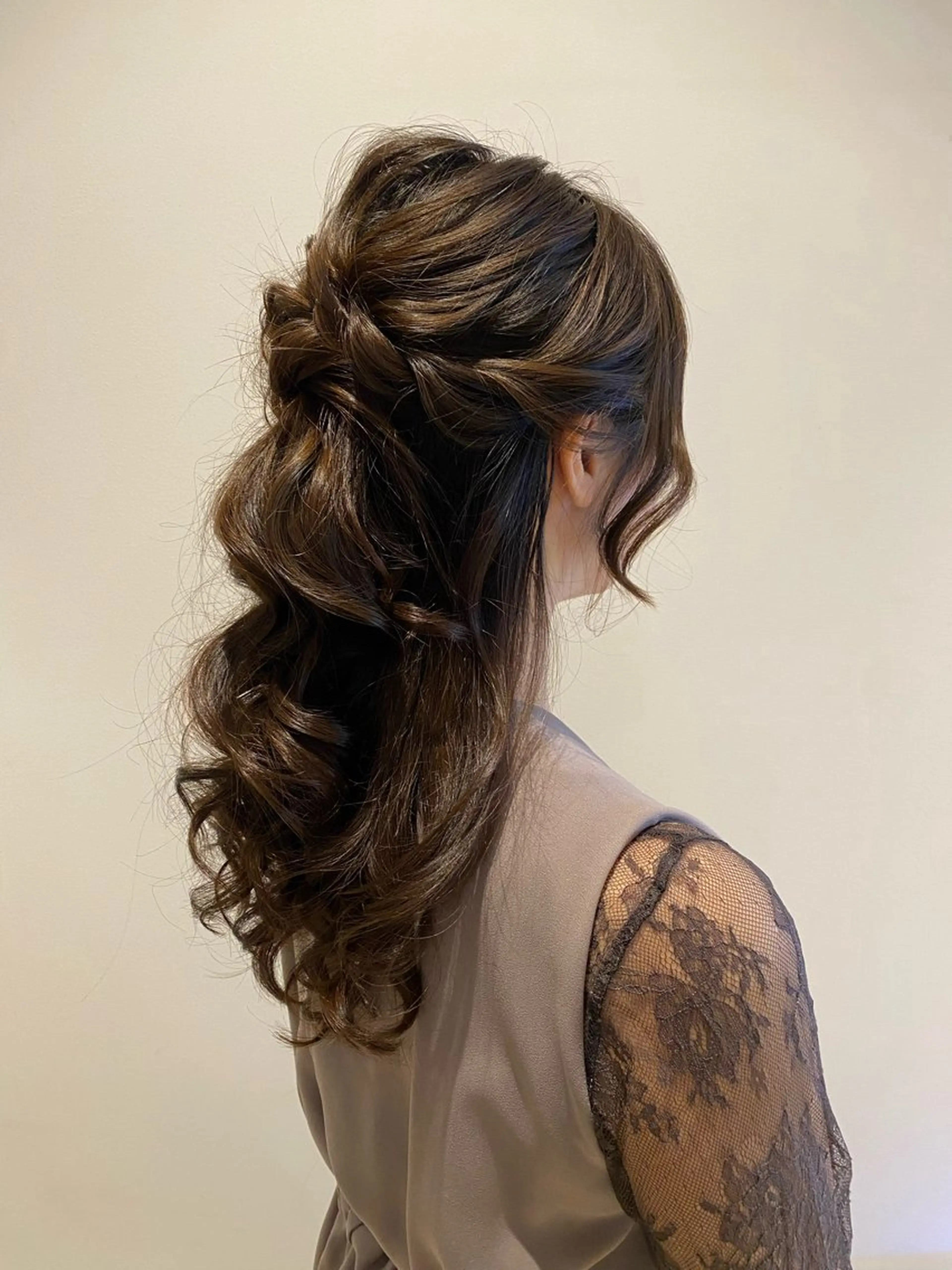 ロング ヘアアレンジ ハーフアップ ヘアセット 艶髪🌿美髪 大塚礼乃【西荻窪】のヘアスタイル