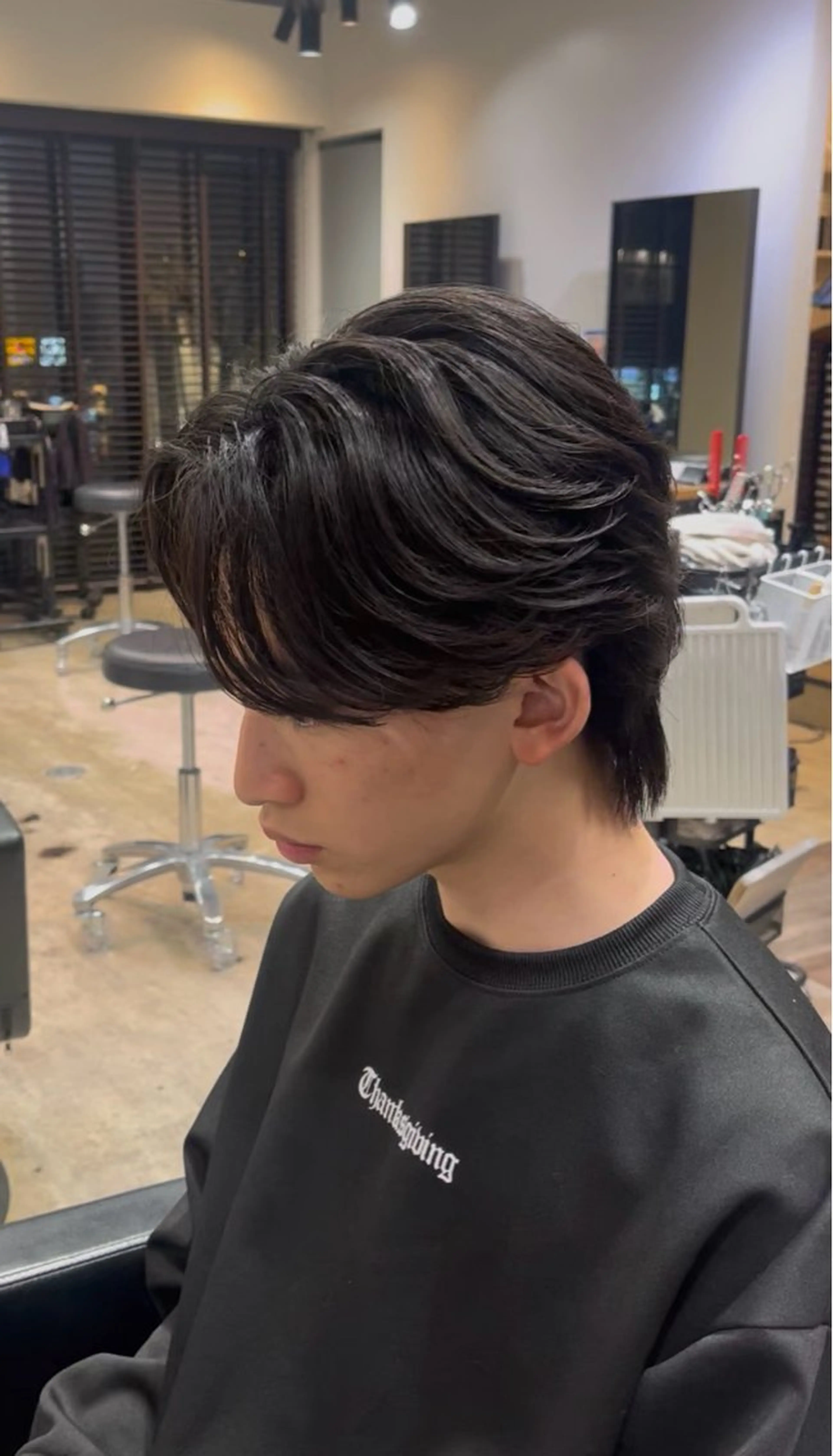 ショート カット パーマ パーマ、縮毛矯正特化 松本真那斗のヘアスタイル