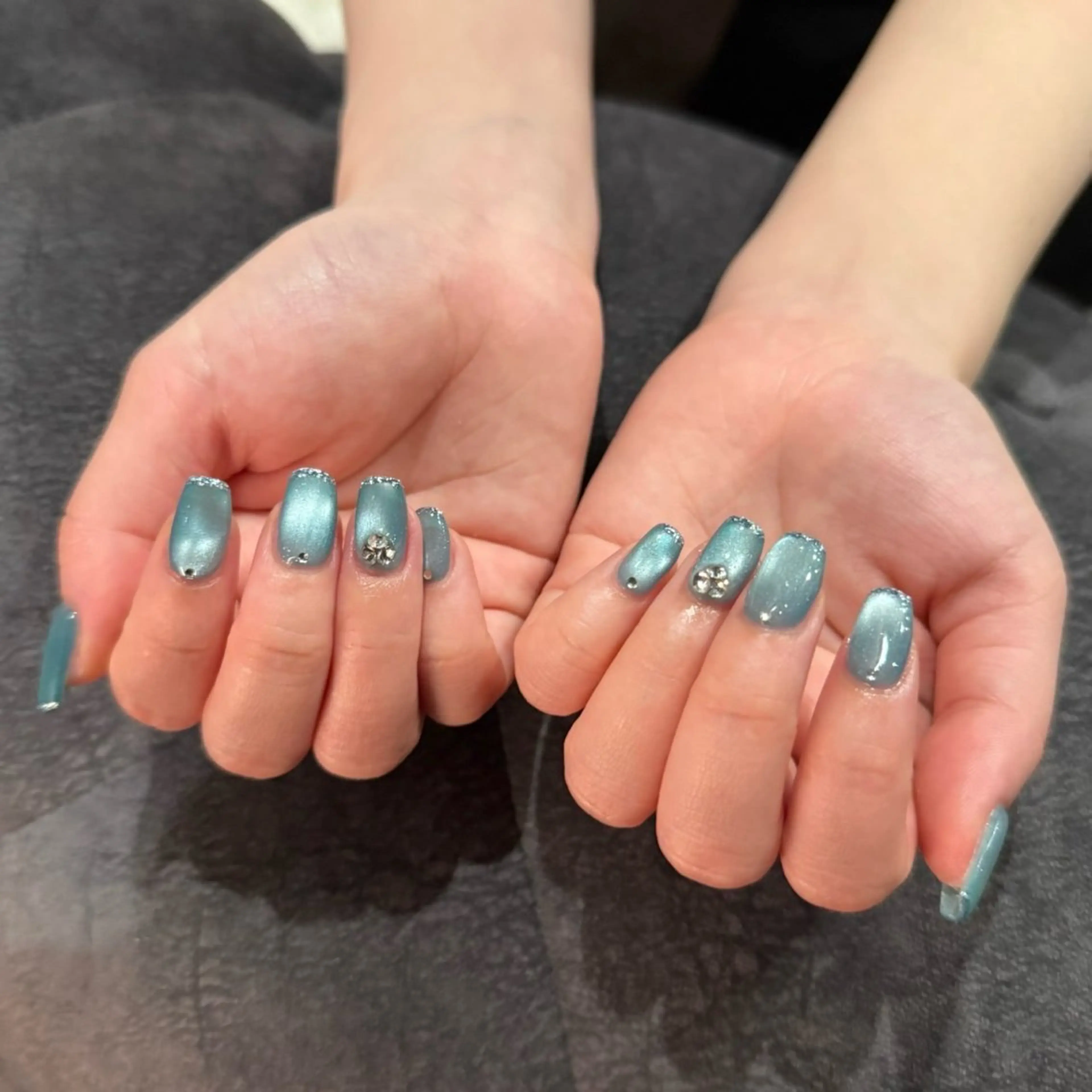 ネイル ジェルネイル マグネットネイル パラジェル ハンドネイル Dahlia Beautyのマツエク・マツパデザイン