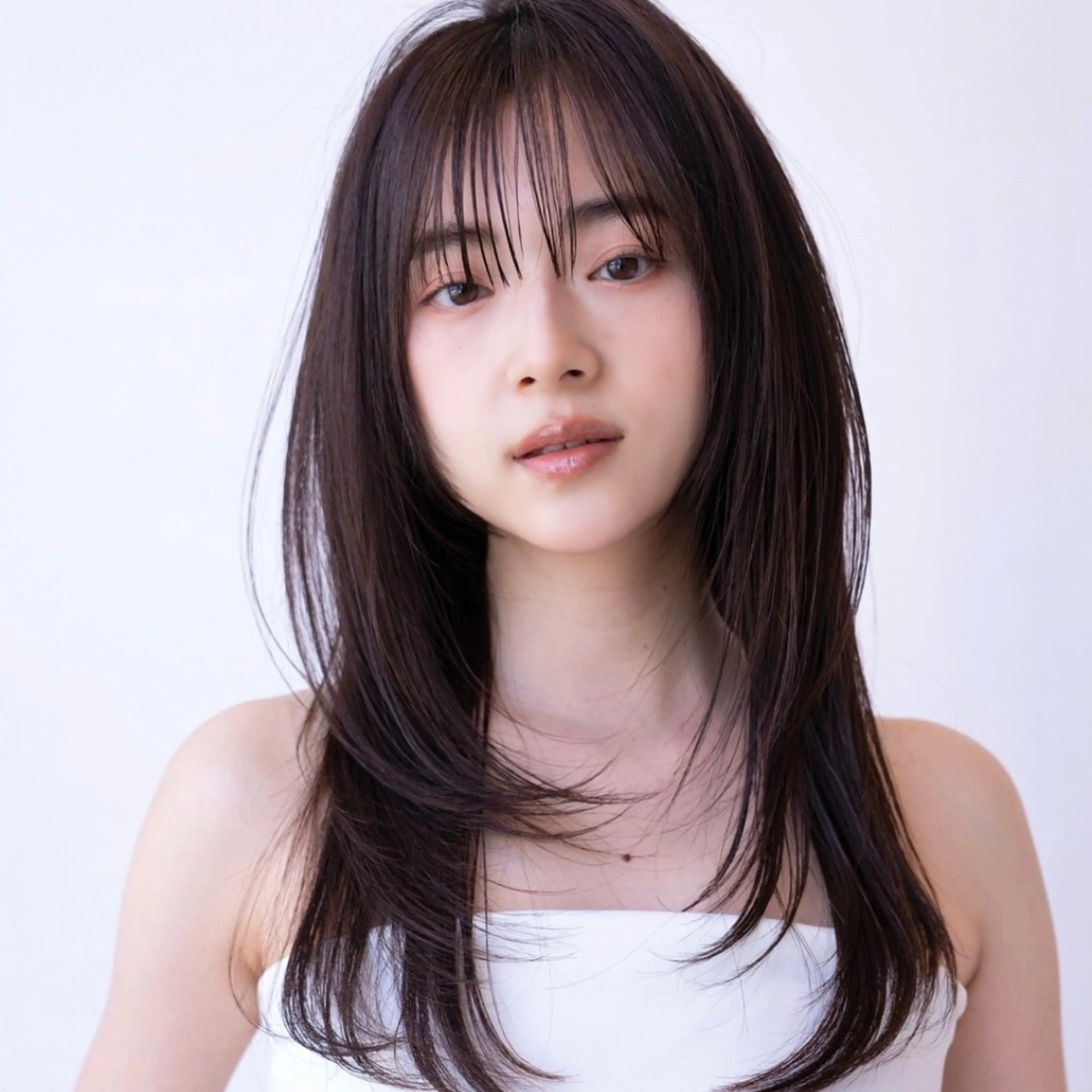 セミロング カラー 田中航平/渋谷ボブ/ レイヤーボブのヘアスタイル