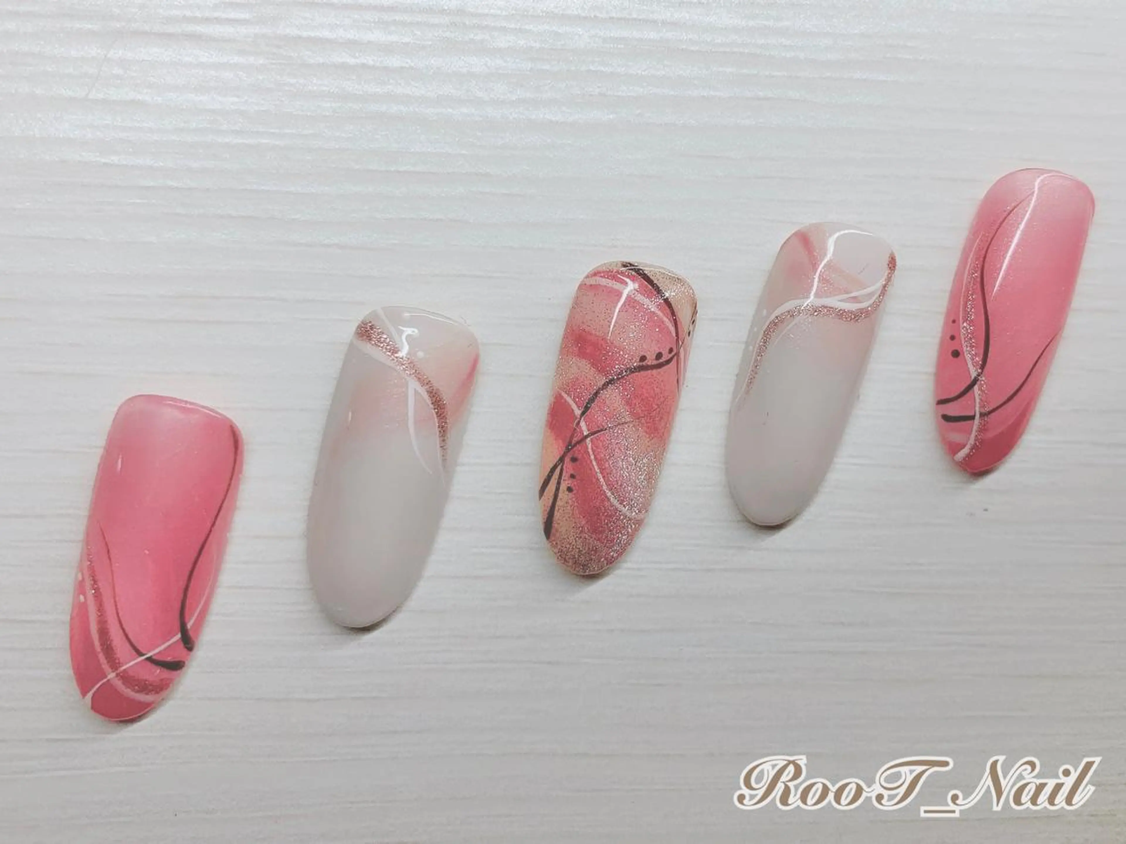 メンズ ネイル アートネイル ハンドネイル RooT Nailのネイルデザイン