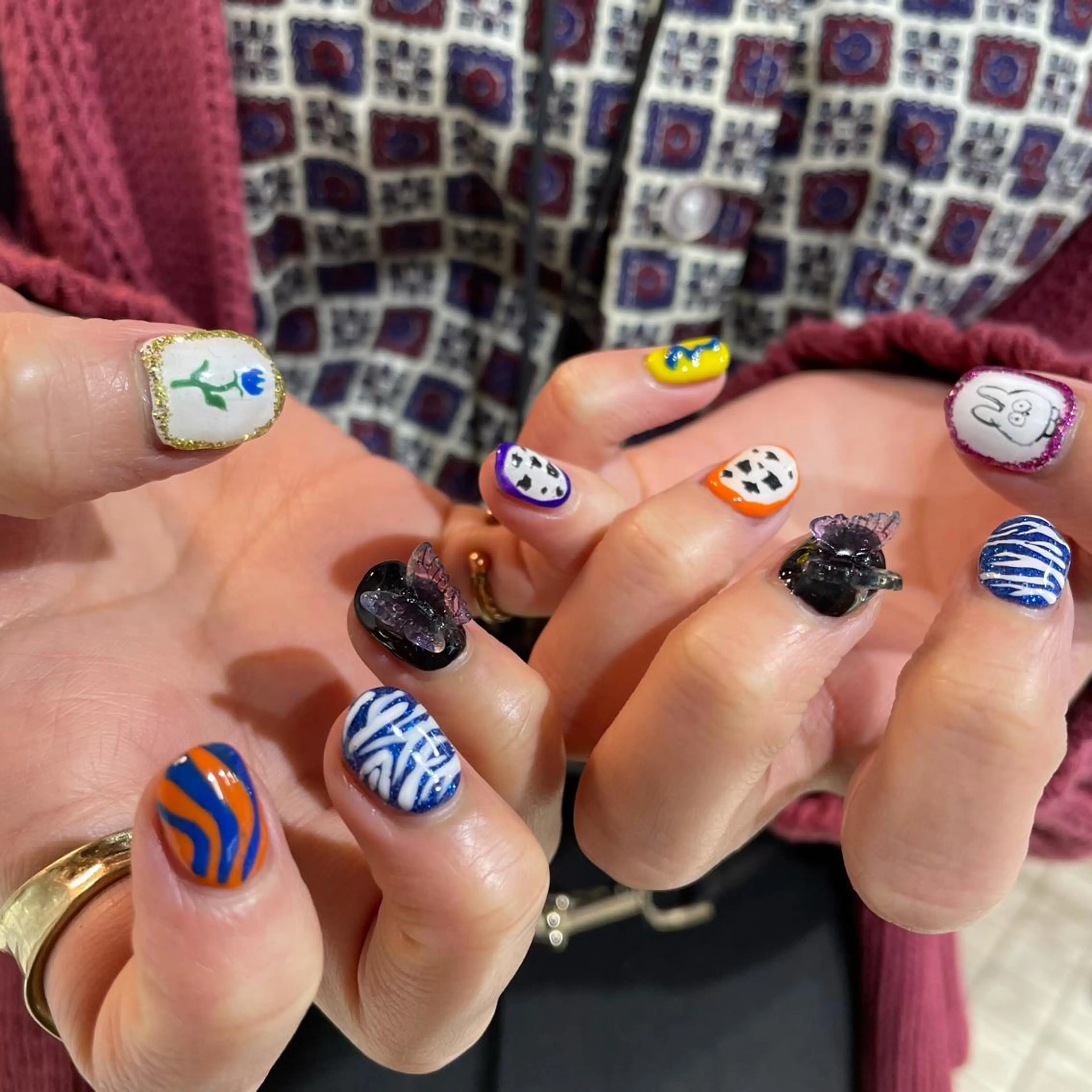 ネイル アートネイル ハンドネイル 韓国ヘア🦋 MIYUのヘアスタイル