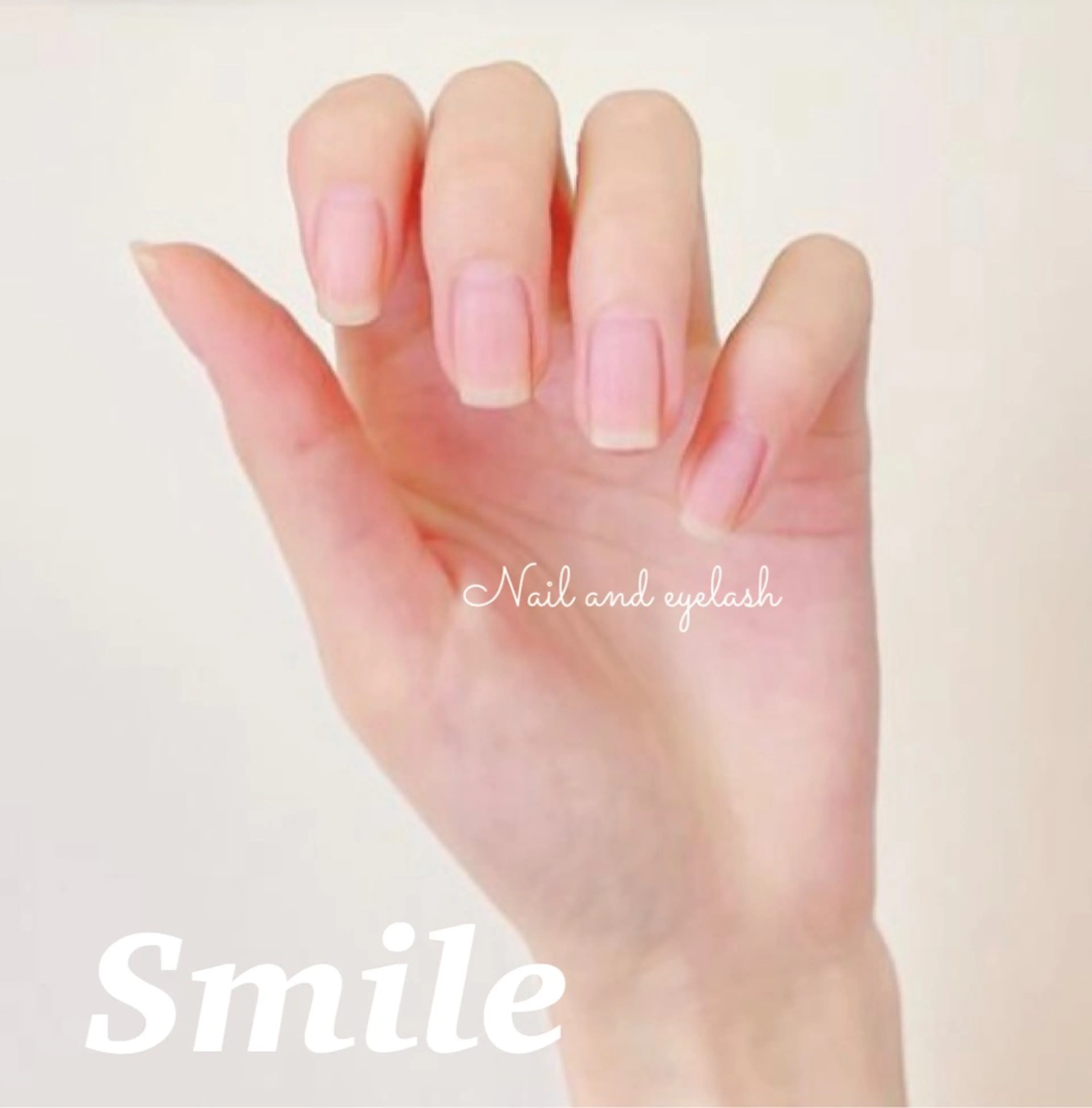 初めてネイルケアをされる方にお勧めのベーシックコースジェルリムーブ＋爪の形整えて＋甘皮処理＋表面磨きの写真