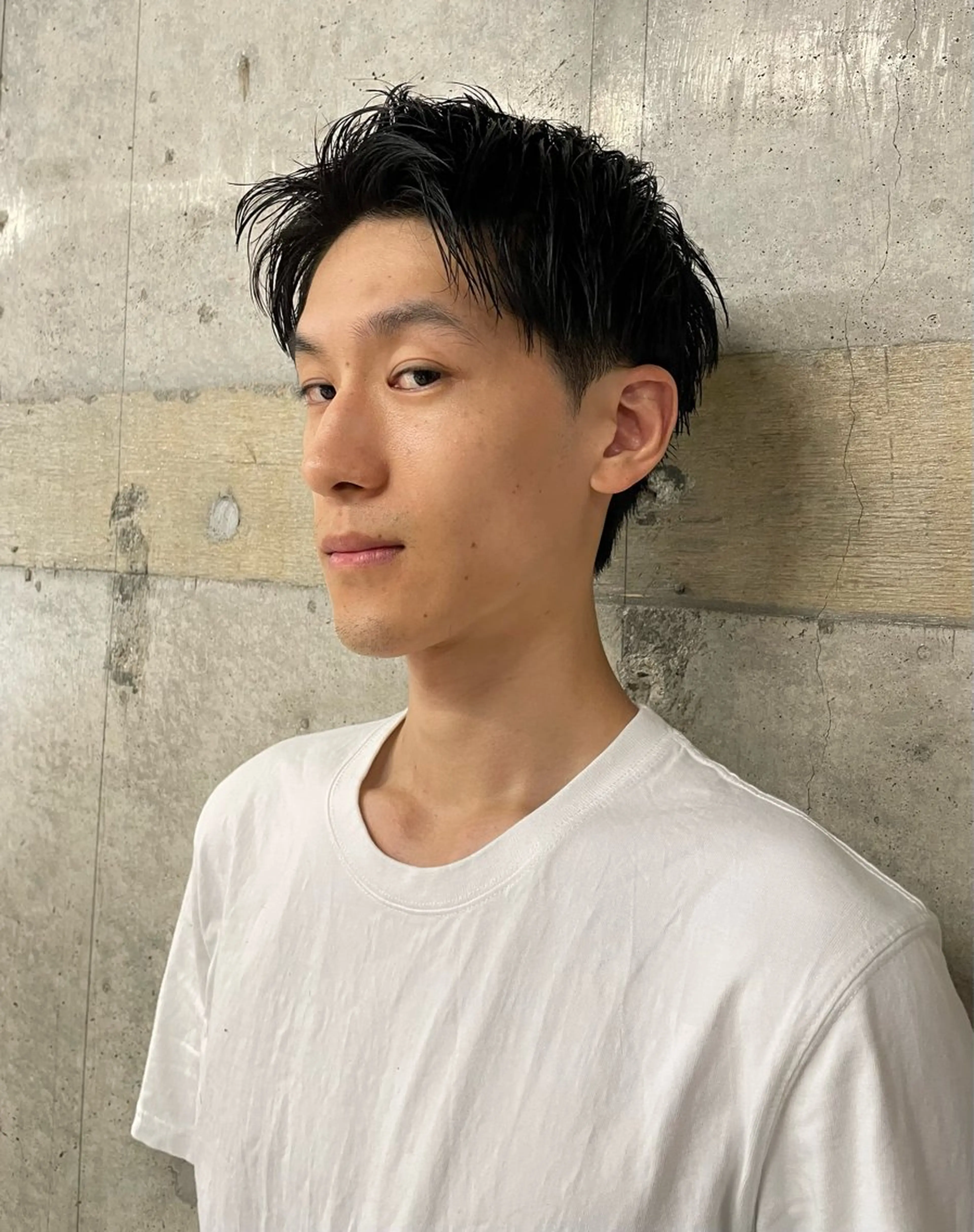 ショート パーマ/メンズ/ 鮫島竜海のヘアスタイル