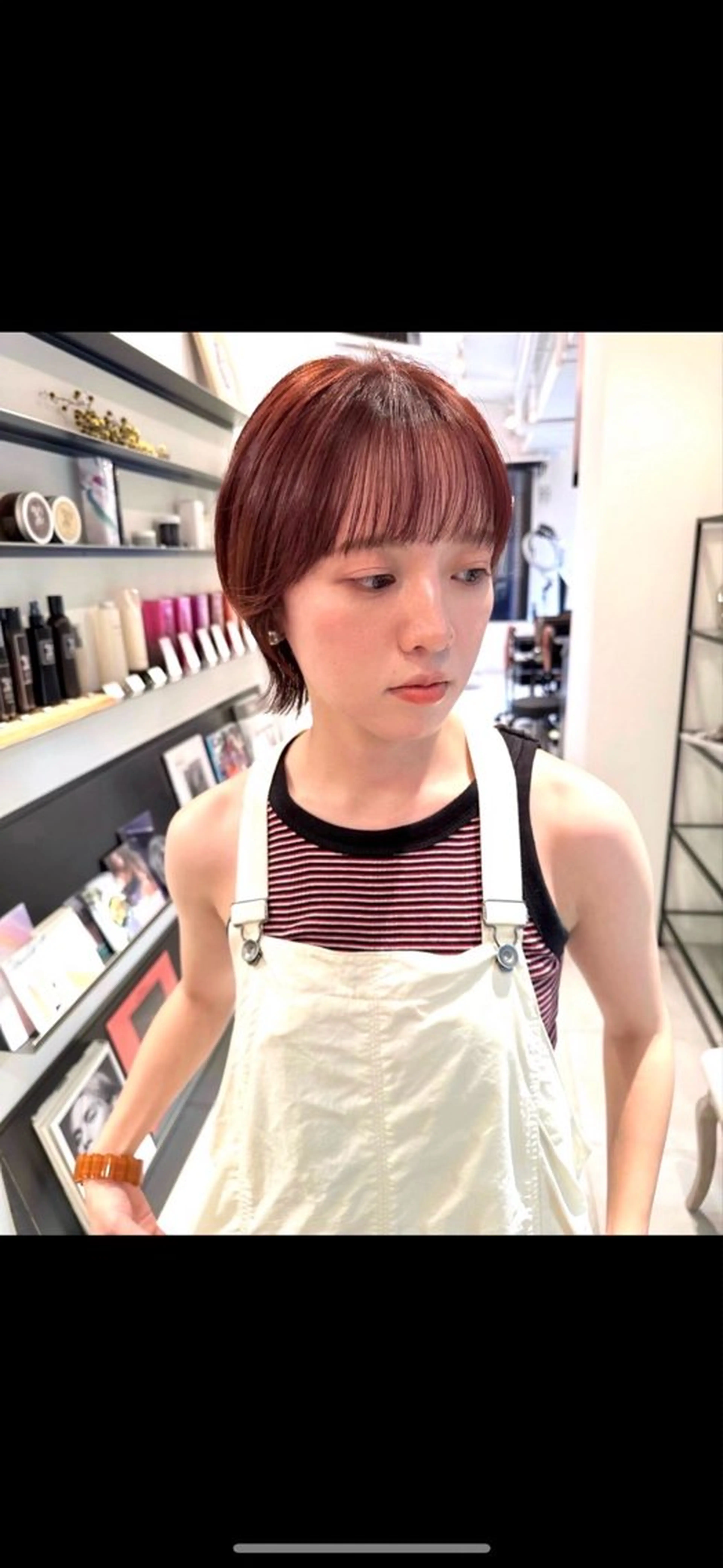 ショート カラー 似合わせカット 磯　亜由香🌼 ブリーチ/ボブカットのヘアスタイル