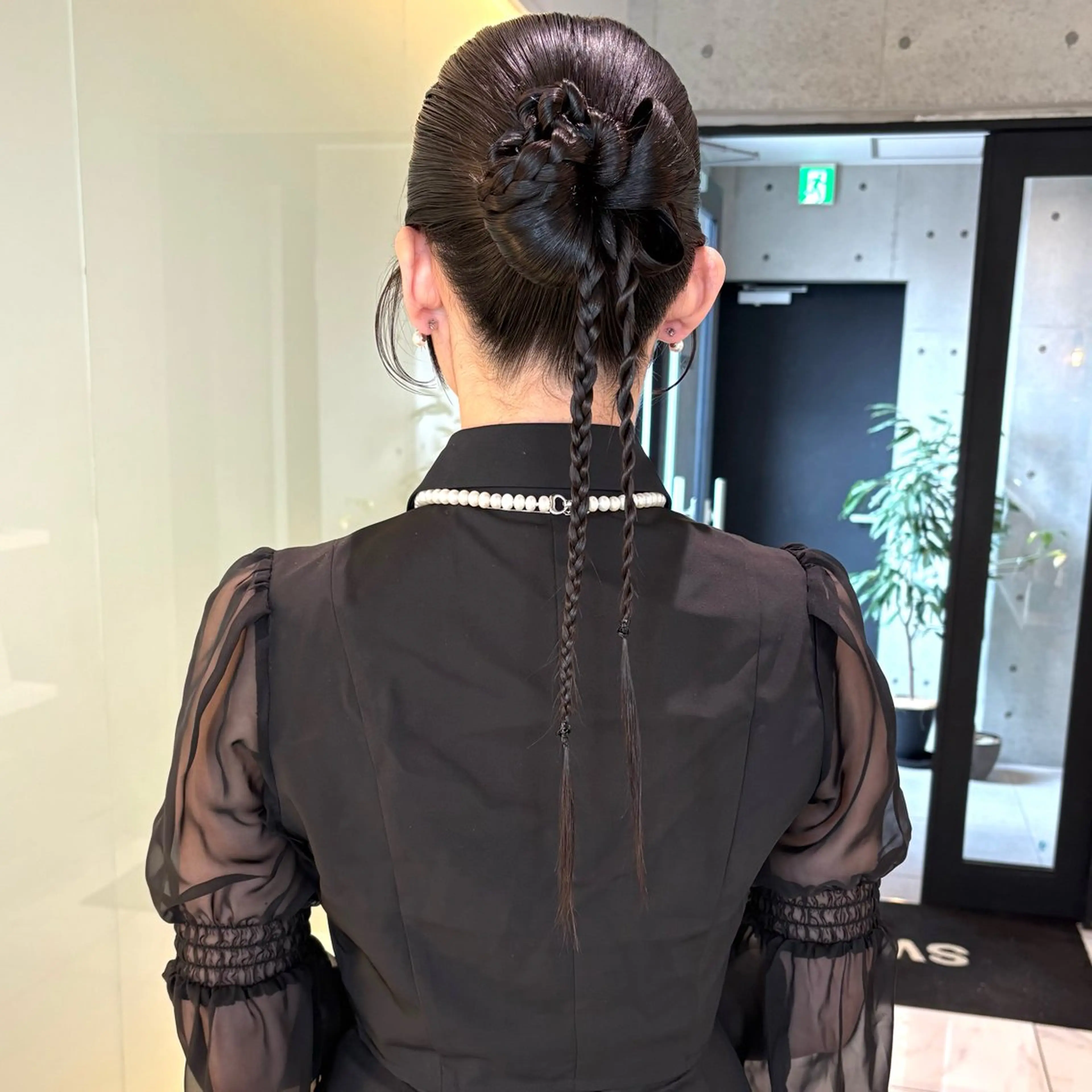 ロング ヘアアレンジ ヘアセット riko/レイヤー カット/ヘアセットのヘアスタイル