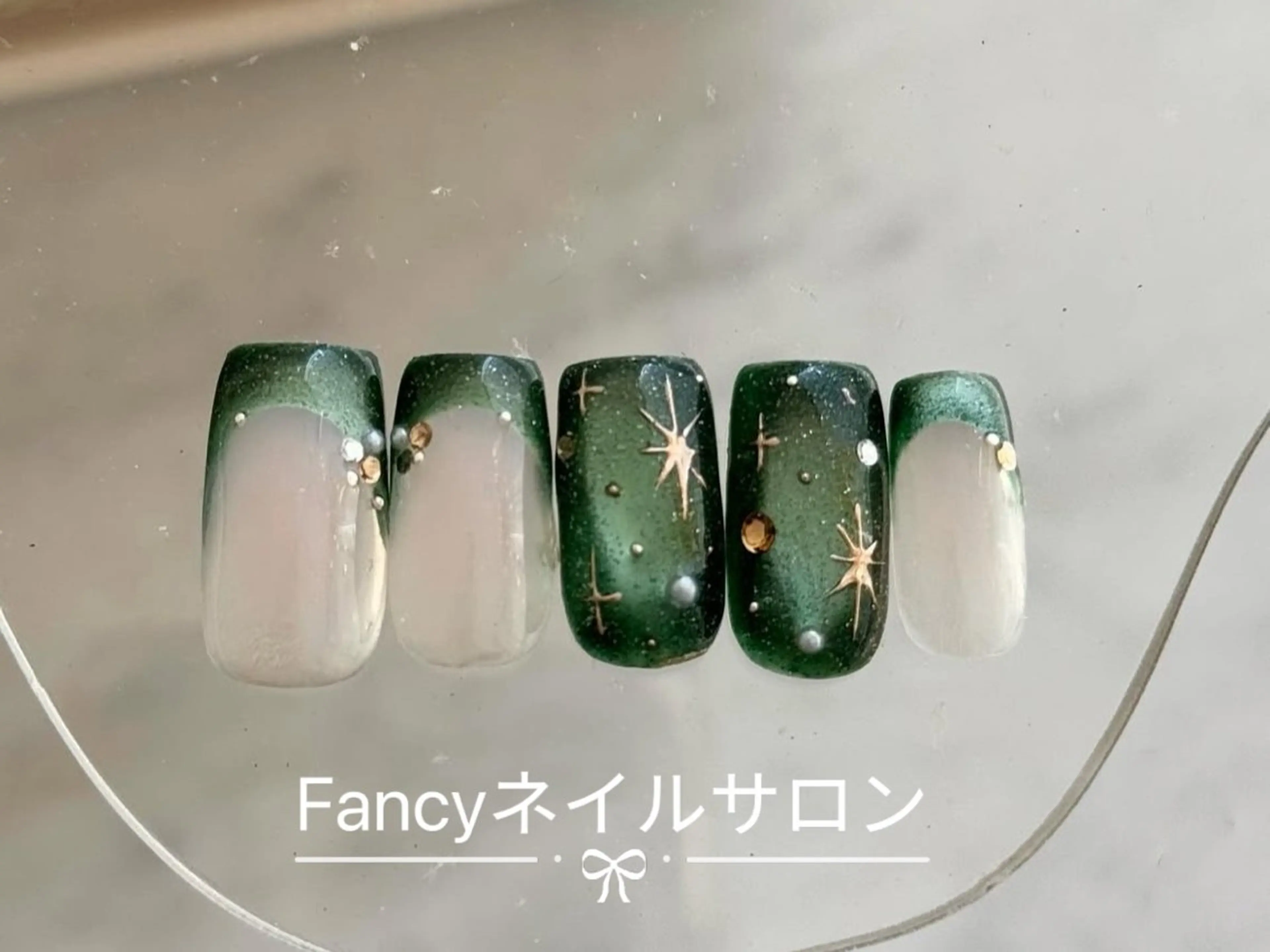 ネイル チークネイル フットネイル グラデーション 韓国ネイル ニュアンスネイル Fancyネイル サロン練馬店のネイルデザイン