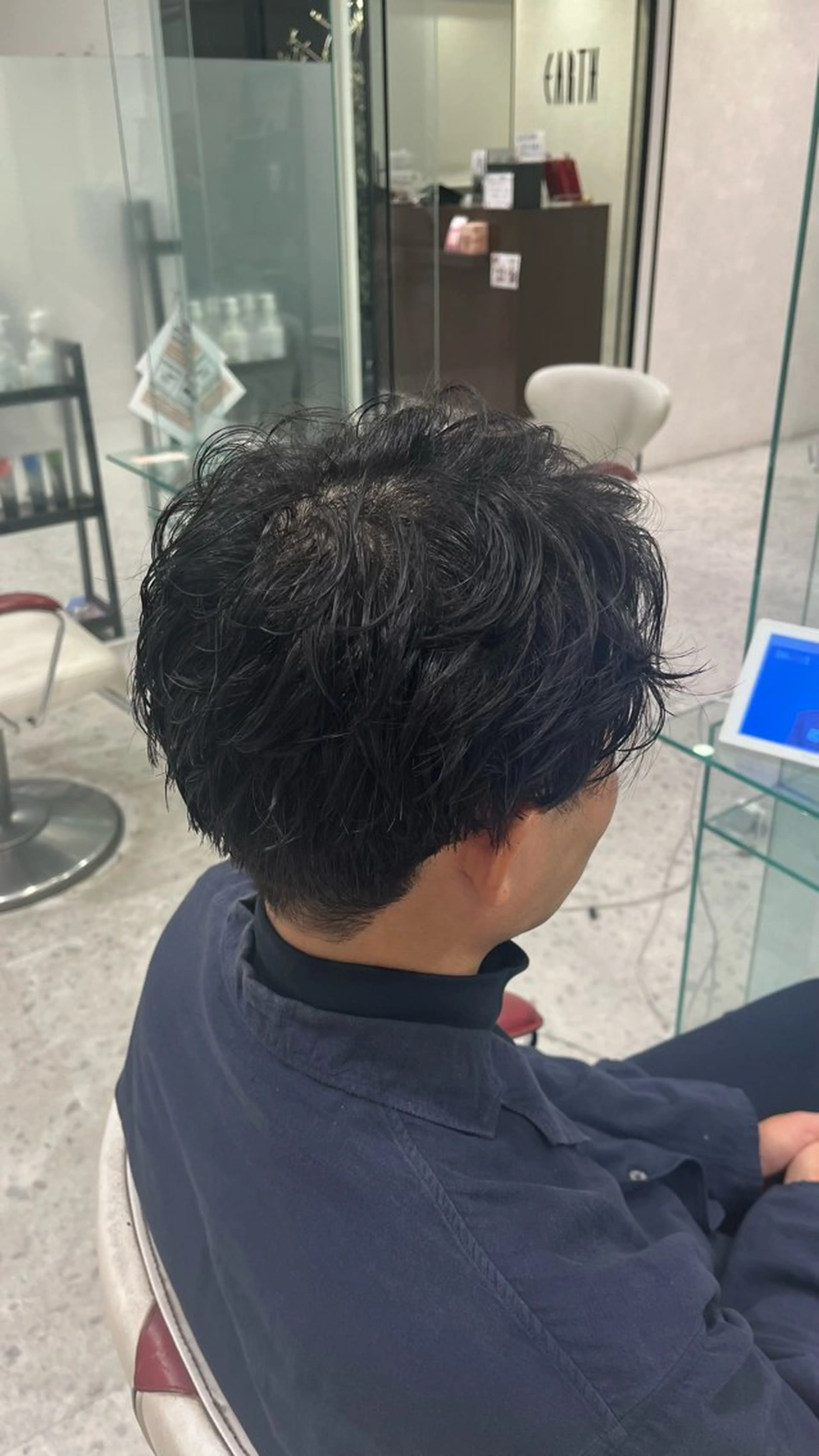 パーマ メンズ メンズパーマ スパイラルパーマ 中屋 比呂のヘアスタイル