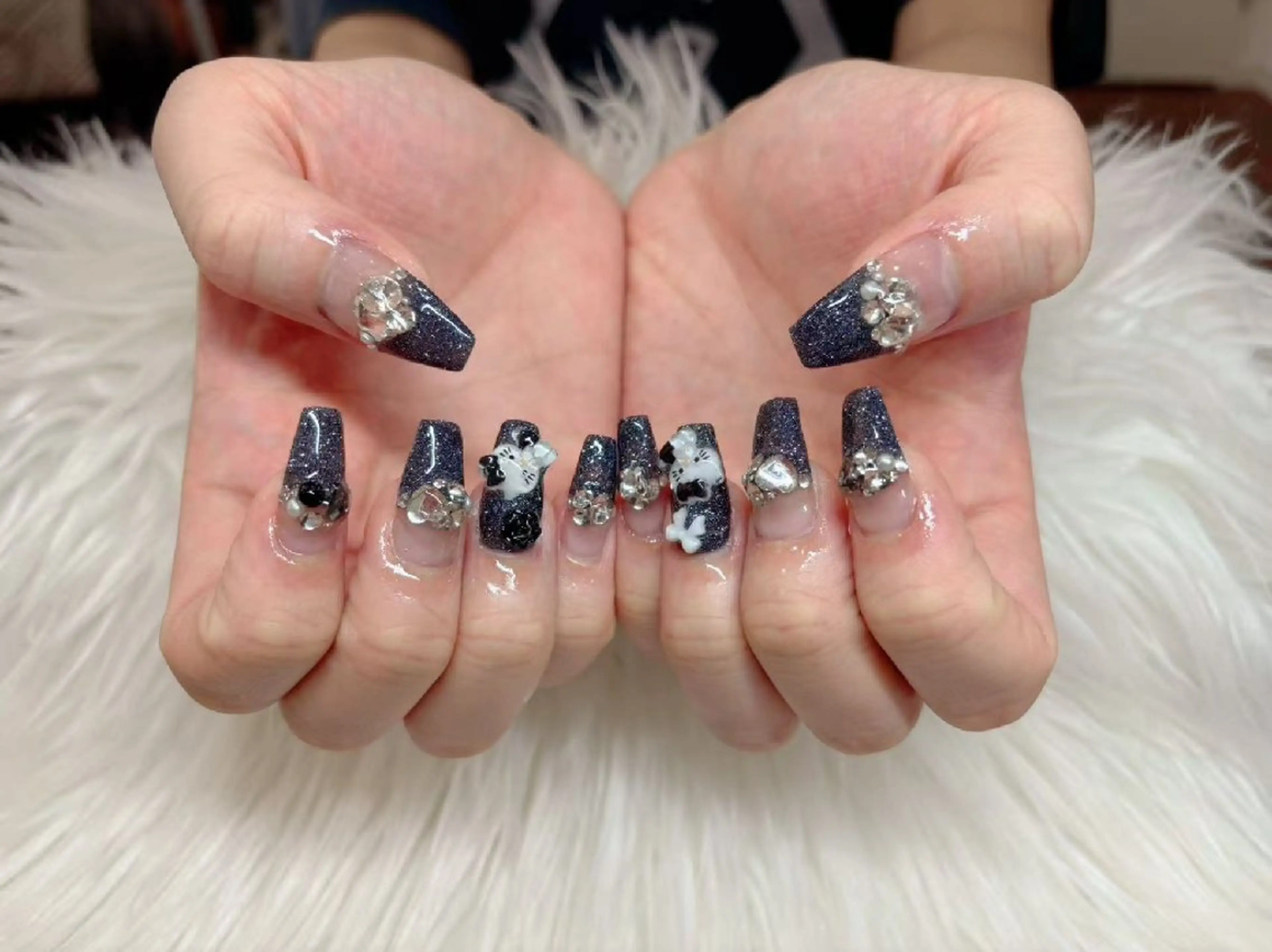 ネイル フットネイル フレンチネイル ジェルネイル ガラスフレンチ 韓国ネイル ハンドネイル ハンドケア The  Nail 新大久保店のその他イメージ