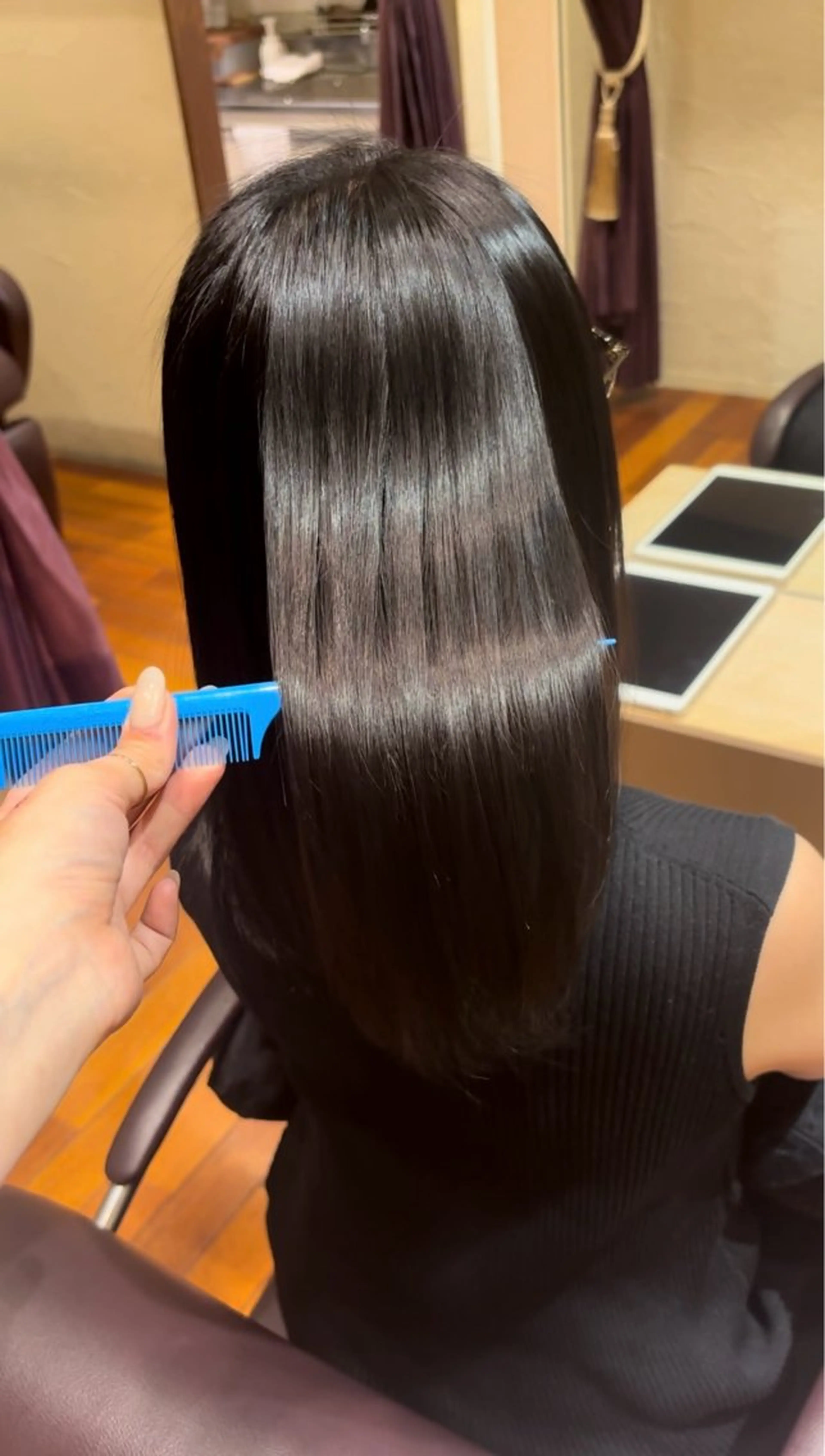 セミロング トリートメント 酸熱トリートメント 髙橋 愛実のヘアスタイル