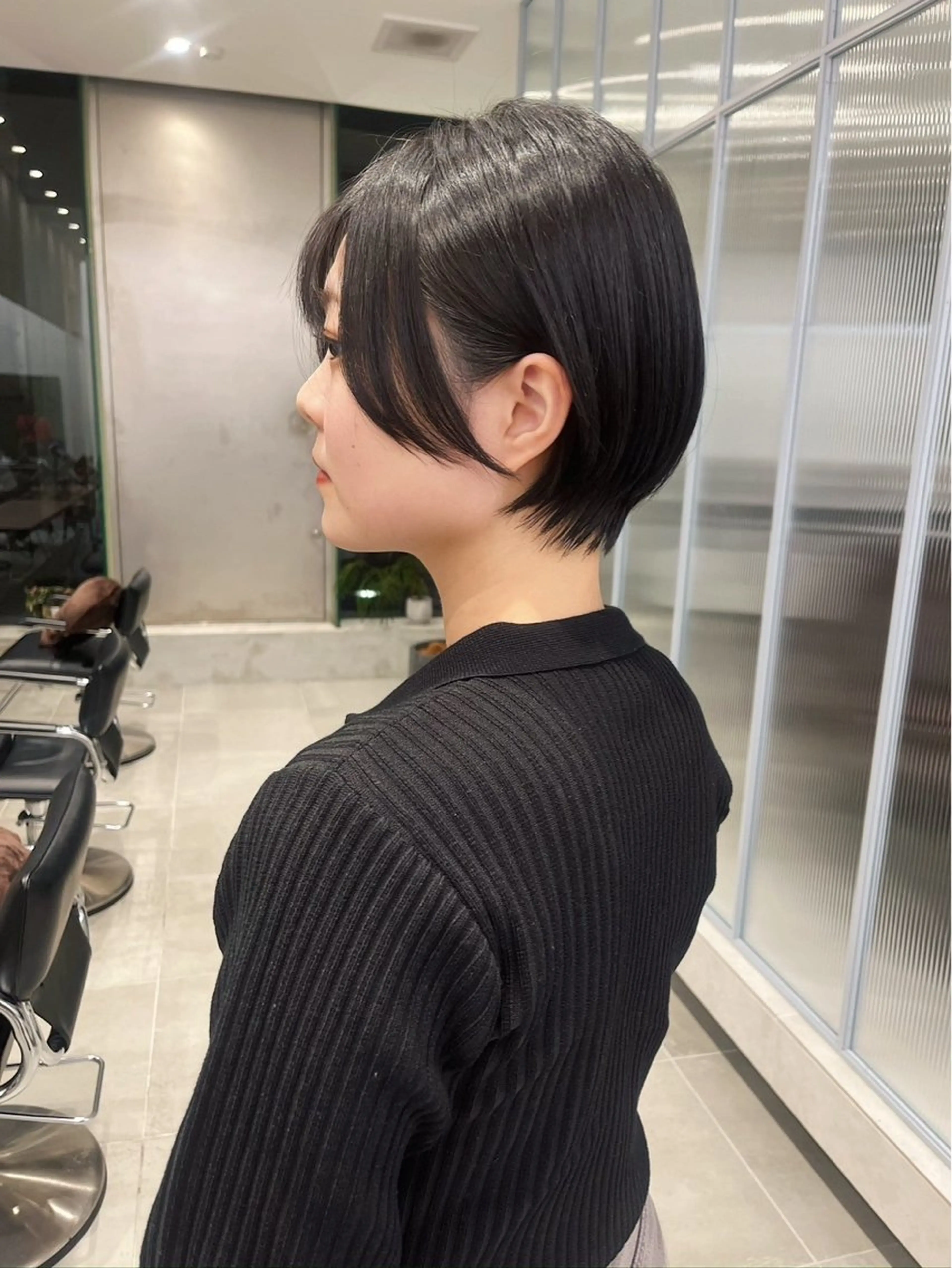 ショート ひかり／ベージュ ／似合わせカットのヘアスタイル