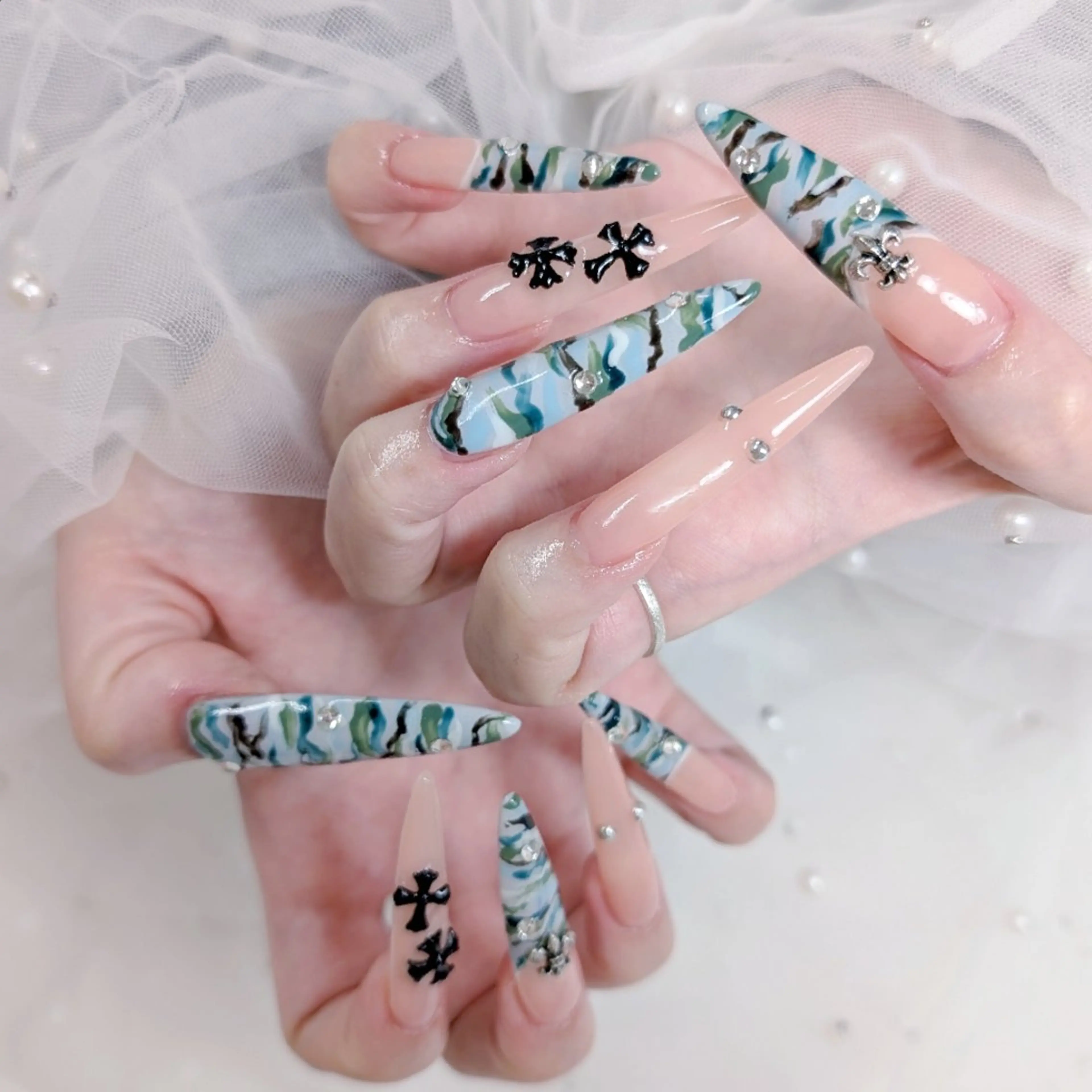 ネイル 長さ出し ロングネイル Nail Nailのネイルデザイン