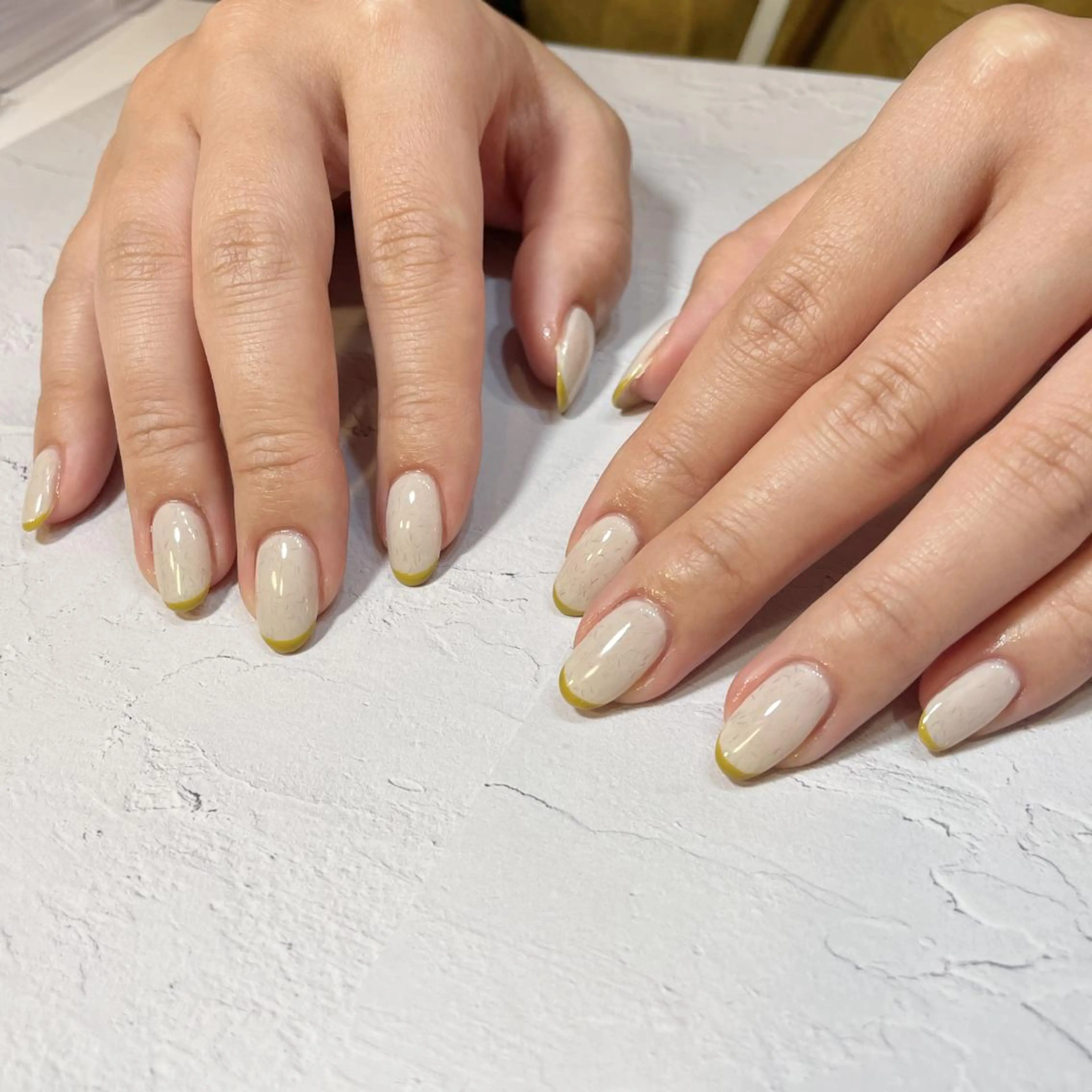 ネイル フレンチネイル ハンドネイル ハンドケア cerapiage mizukiのネイルデザイン