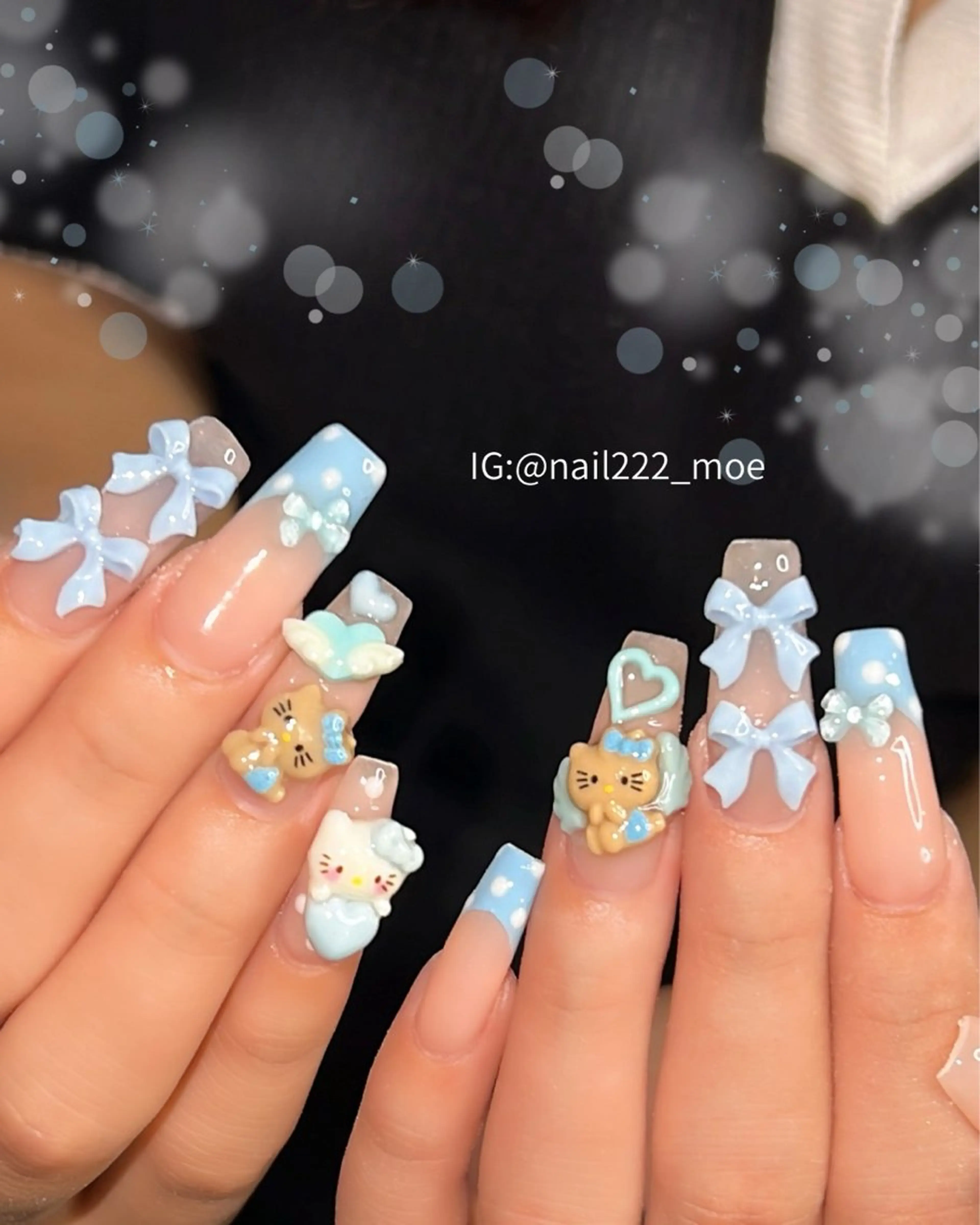 ネイル ハンドネイル ⟡.*222⋰˚☆ MöEのネイルデザイン