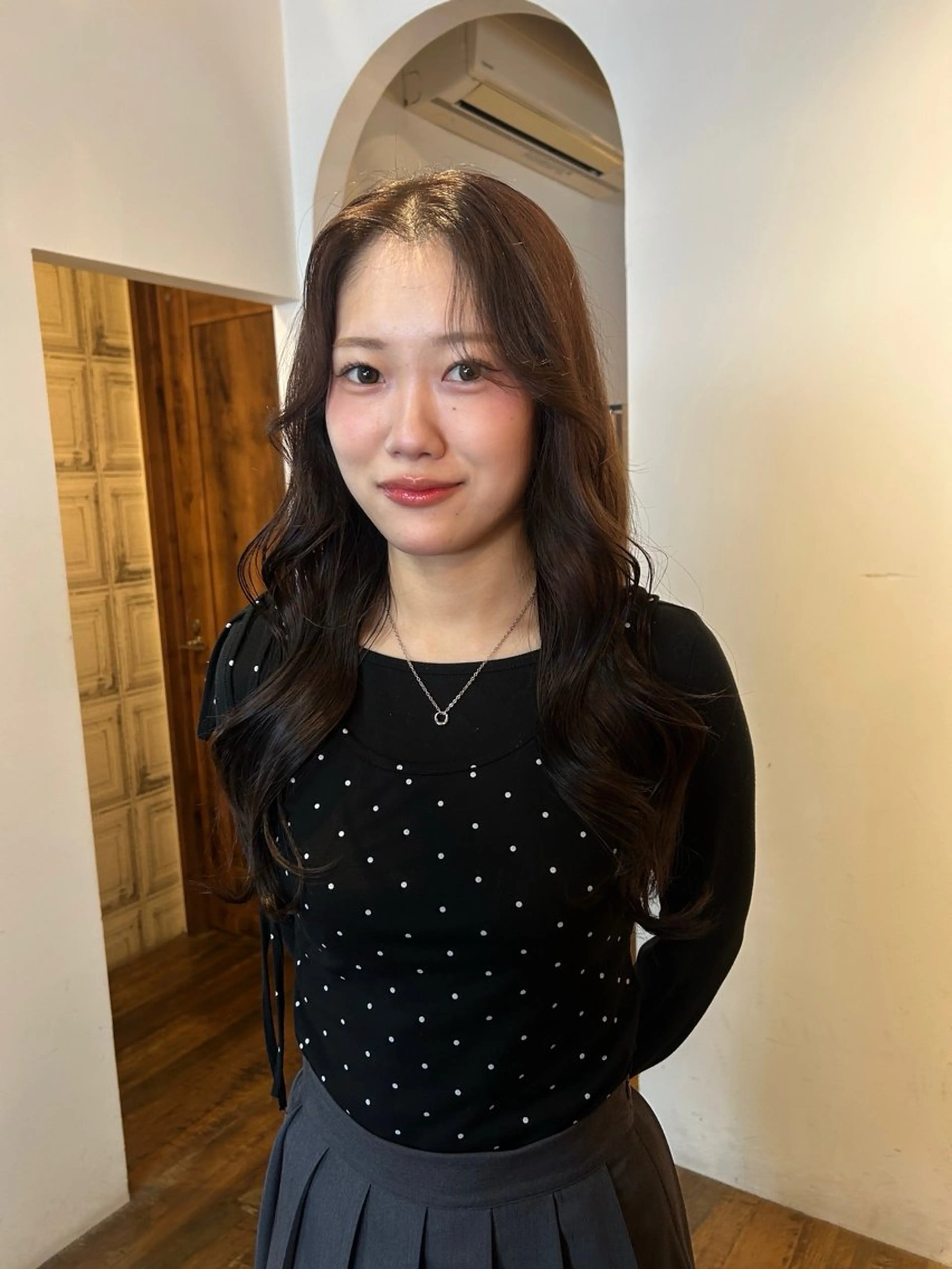 前髪・顔周りカット＋カラー＋髪質改善3stepバイカルテトリートメントの写真