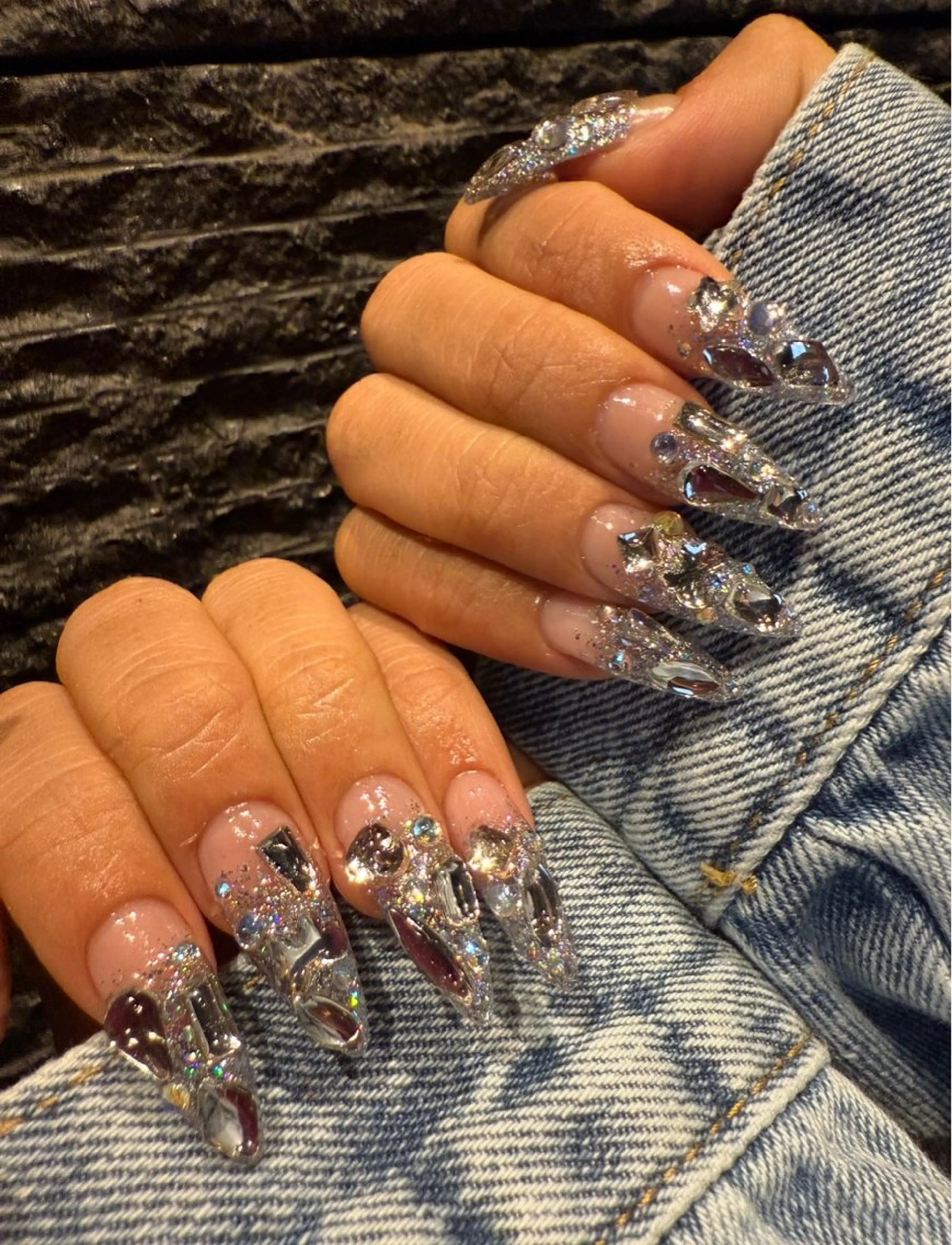 ネイル ロングネイル ハンドネイル ハンドケア Art Hanabi所属・Art Hanabi ミリのネイルデザイン