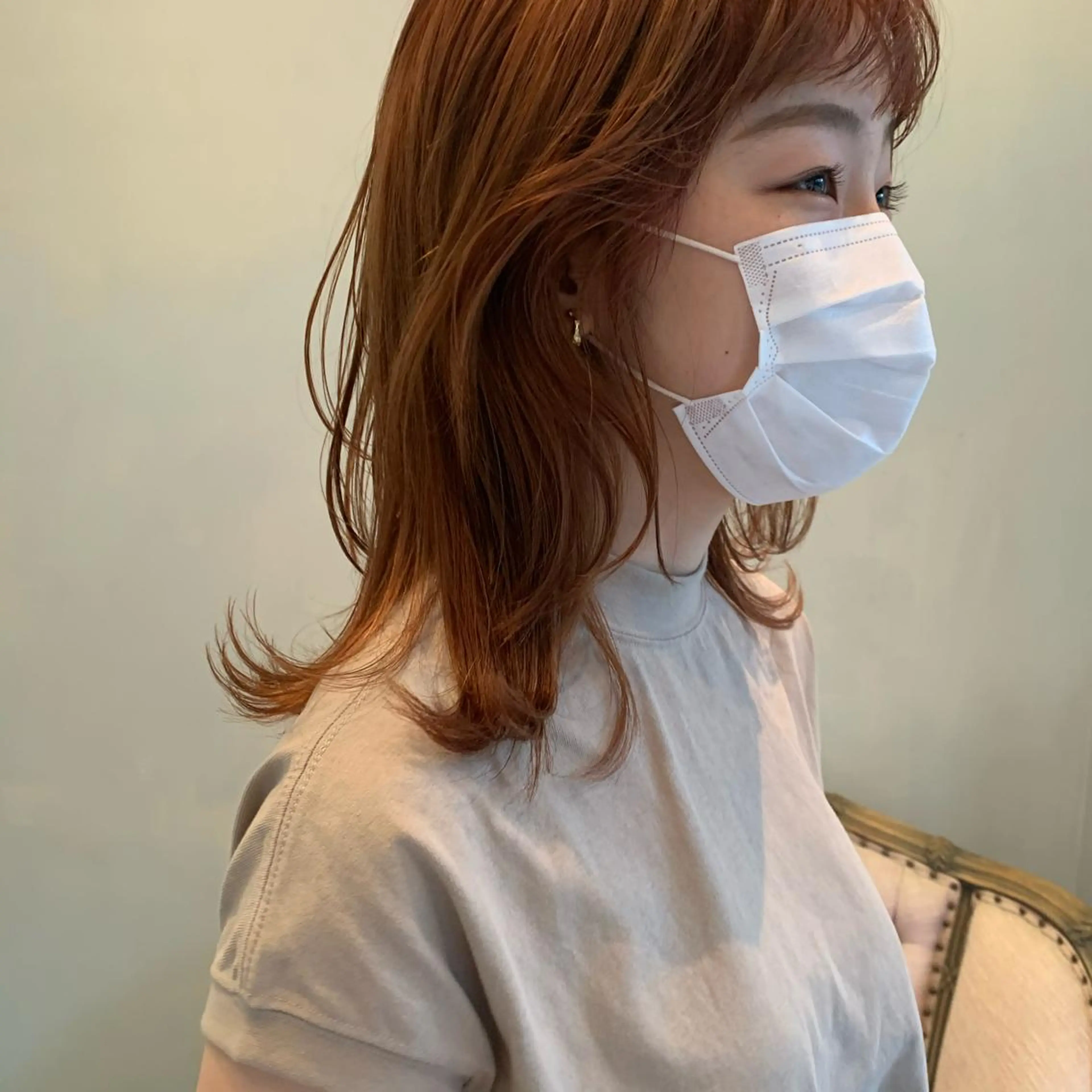 ロング カラー SAKINO. ベージュカラーのヘアスタイル