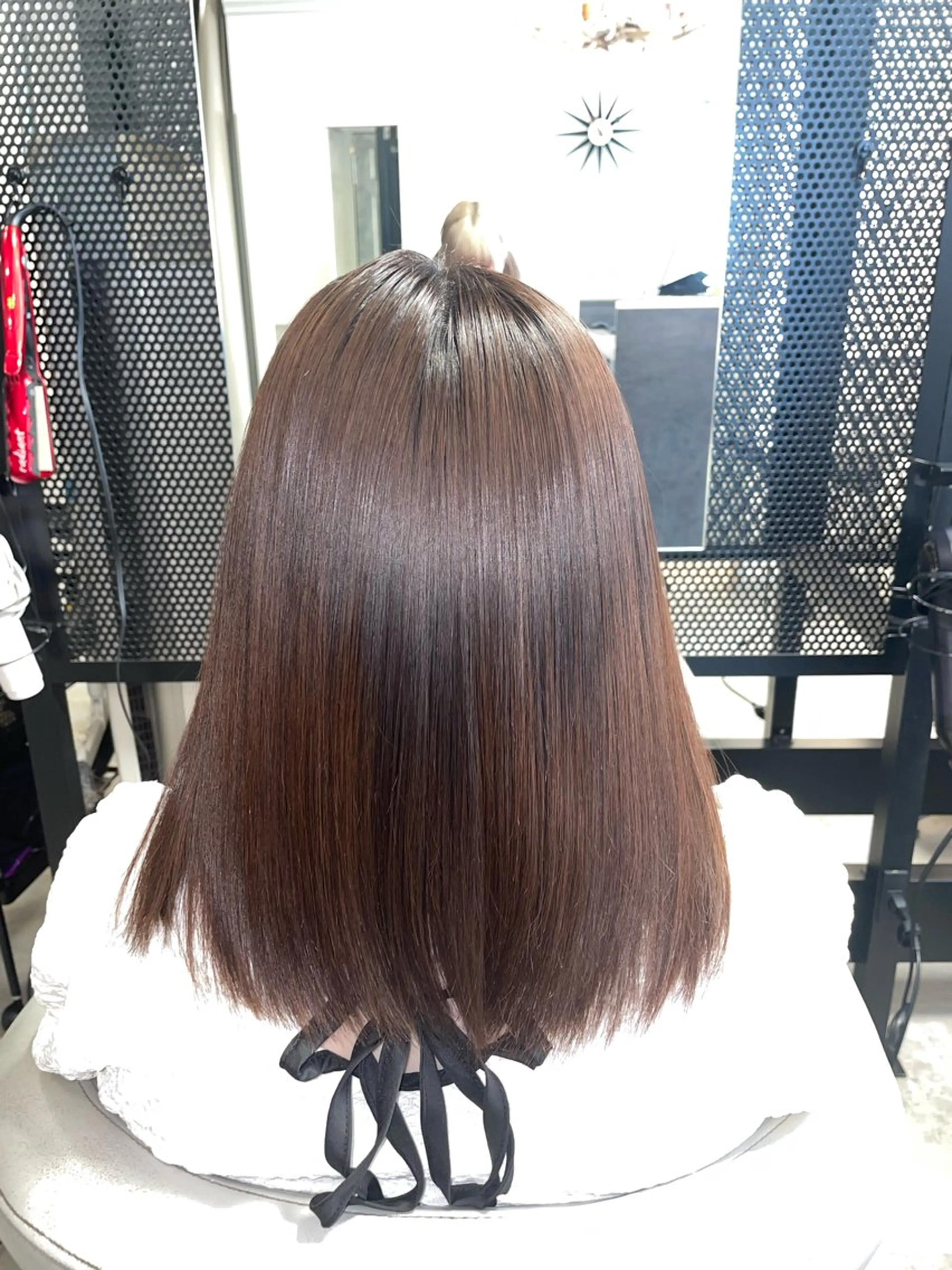ミディアム パーマ 縮毛矯正 トリートメント girly/ヘア メイクMitsukiのヘアスタイル