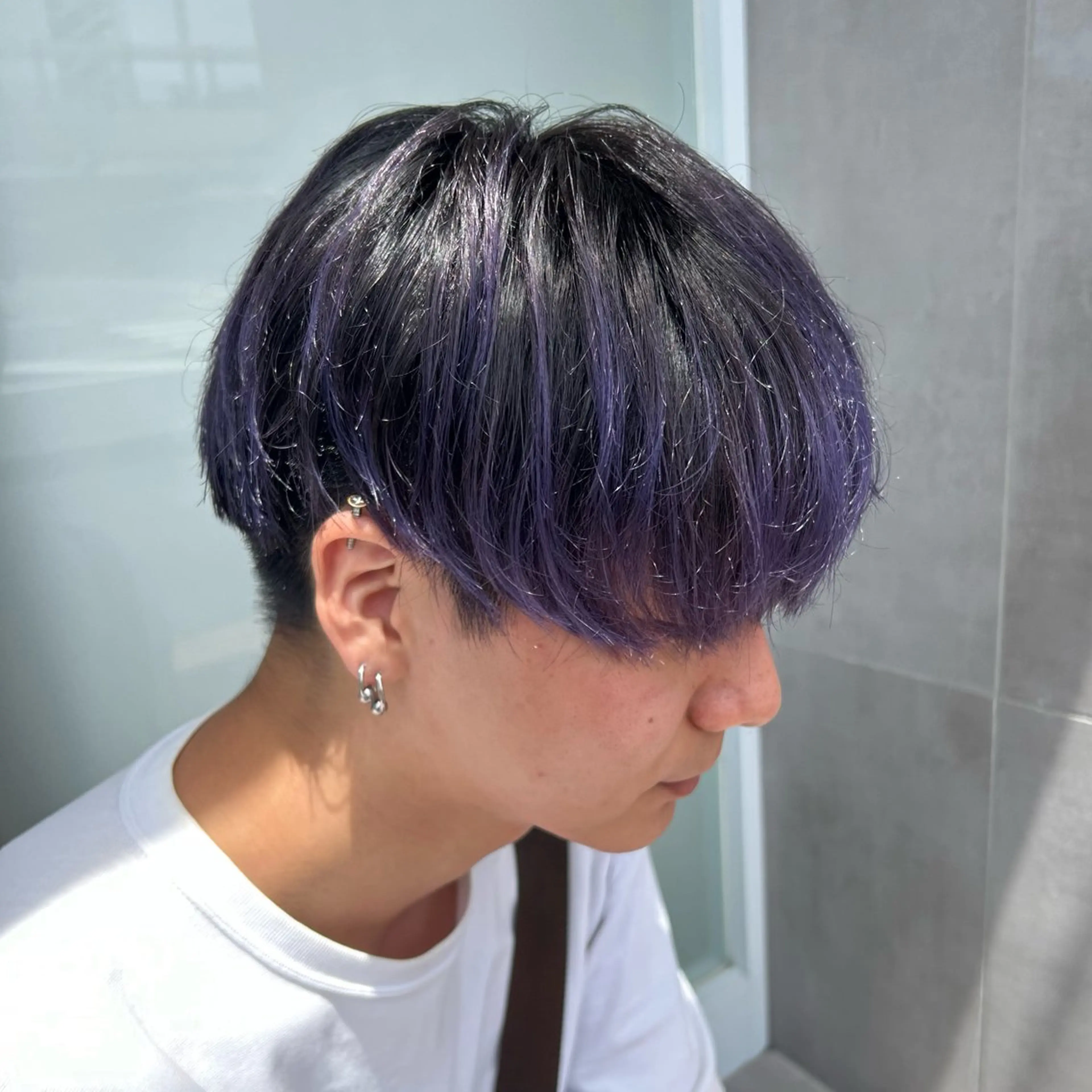 ミディアム 韓国メンズ特化 パーマSatskiのヘアスタイル