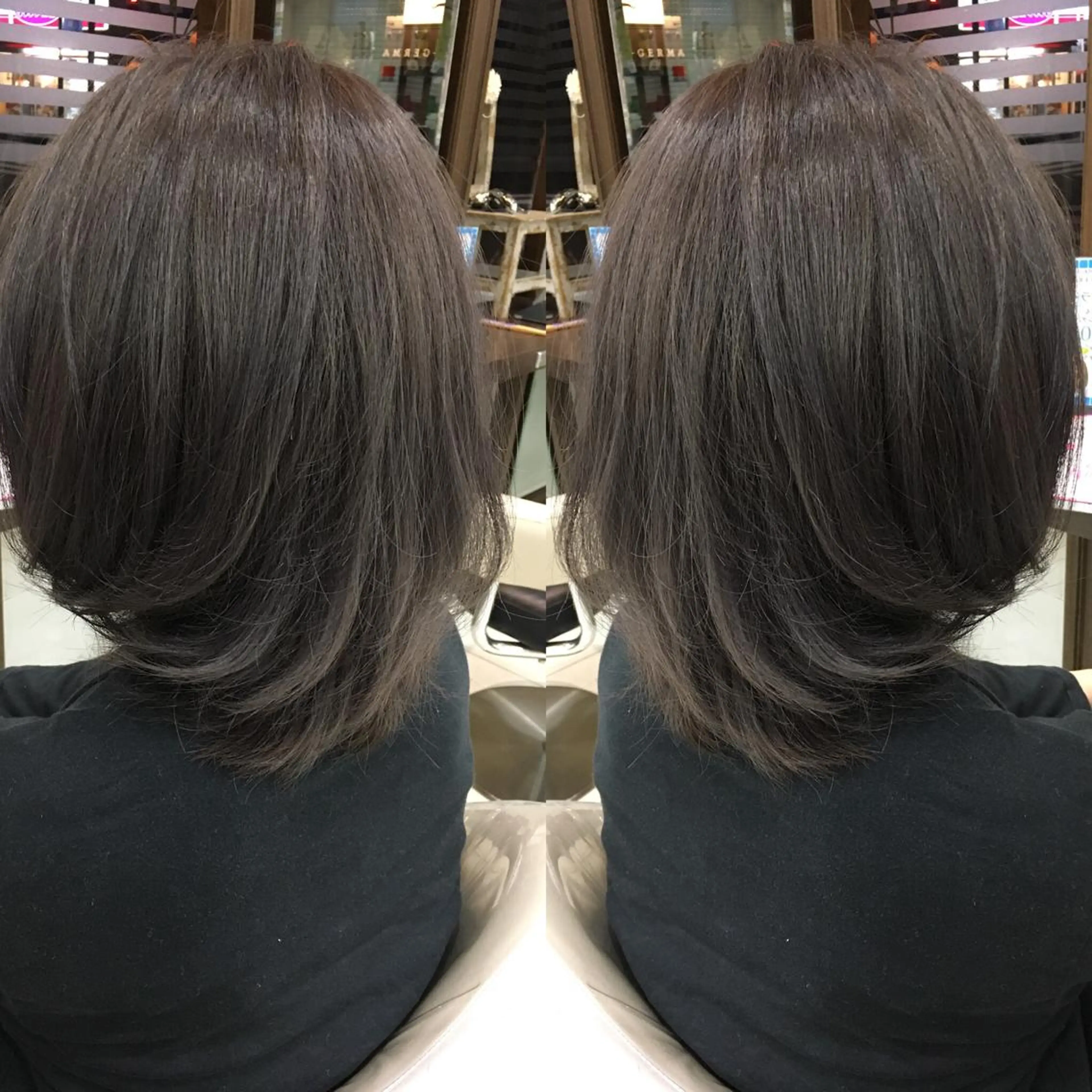 ミディアム カラー 寺内 紳悟のヘアスタイル