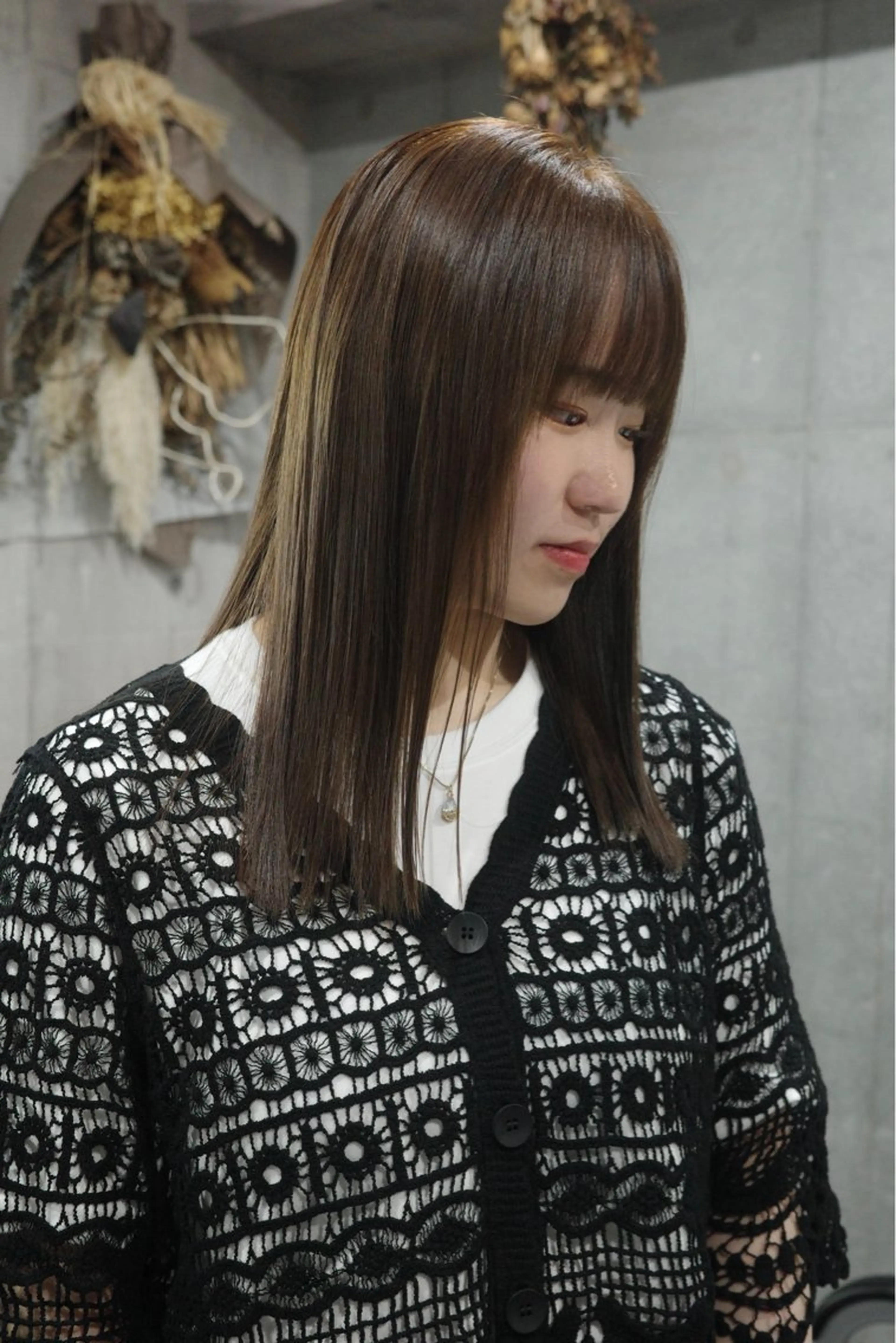 カラー manami/艶髪 /くすみカラーのヘアスタイル