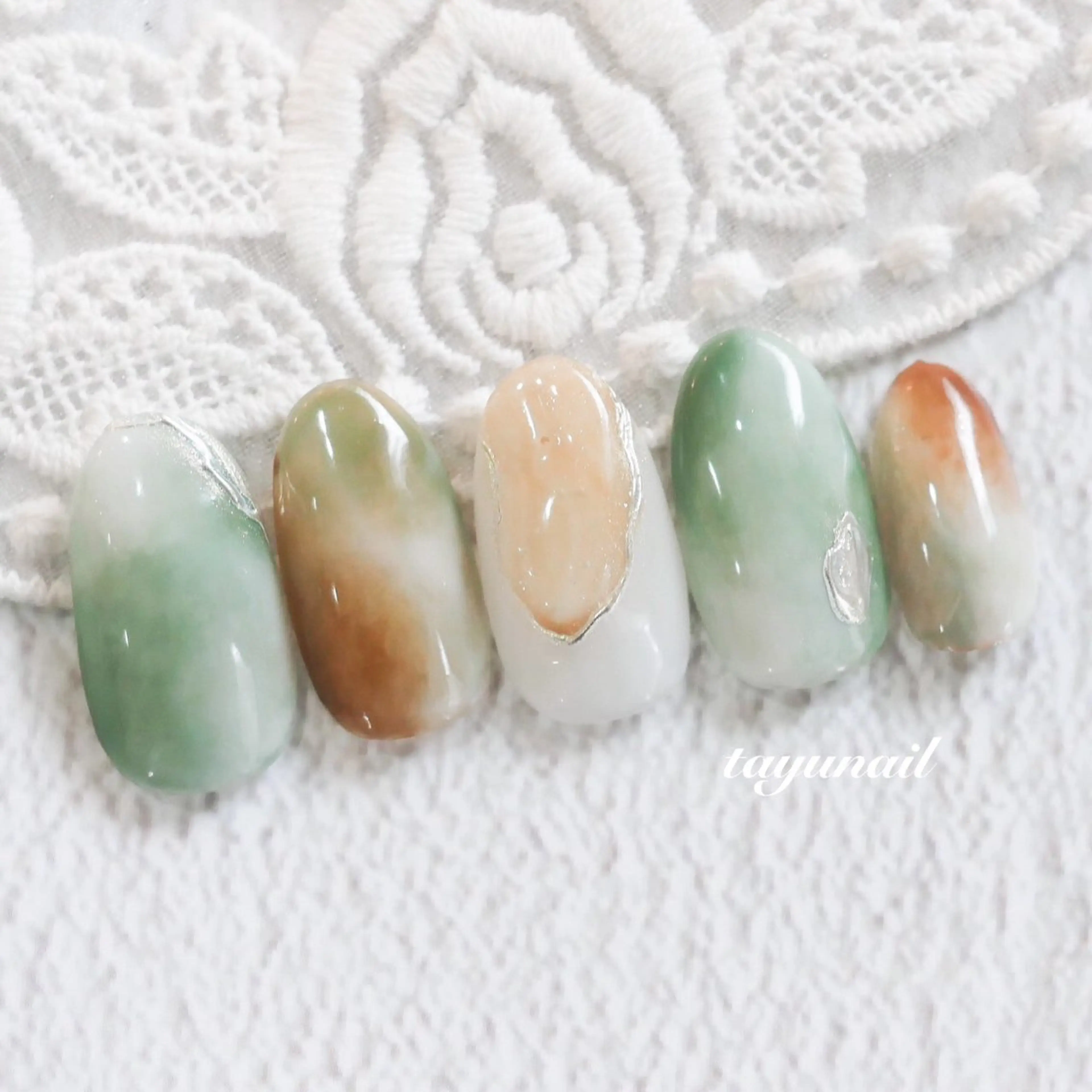 ネイル アートネイル ジェルネイル パラジェル ネイルサロン 【たゆnail】のネイルデザイン