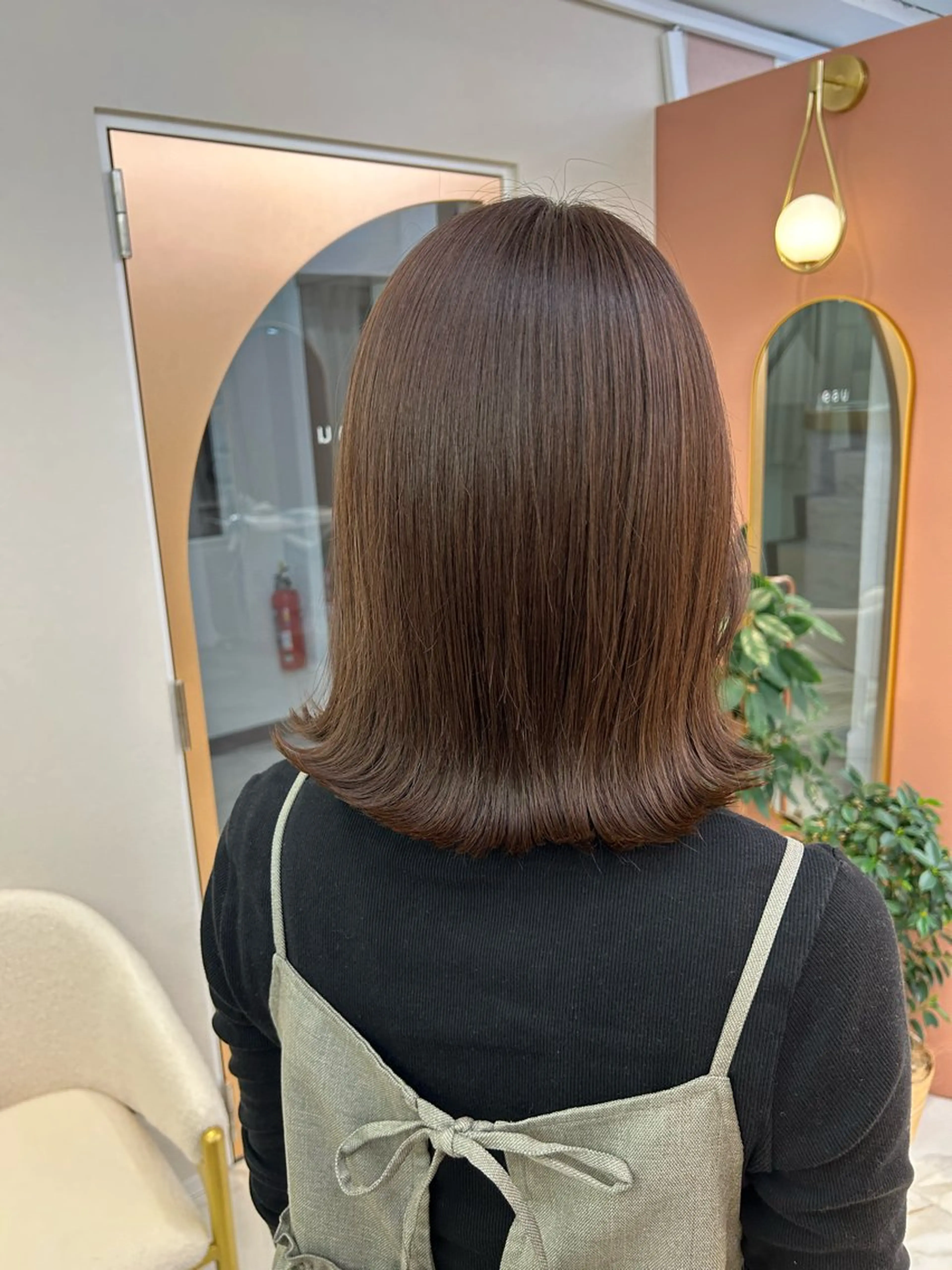 セミロング カラー カット ヘアカラー トリートメント 佐合 梨花 / ｅａｕ〈オー〉のヘアスタイル