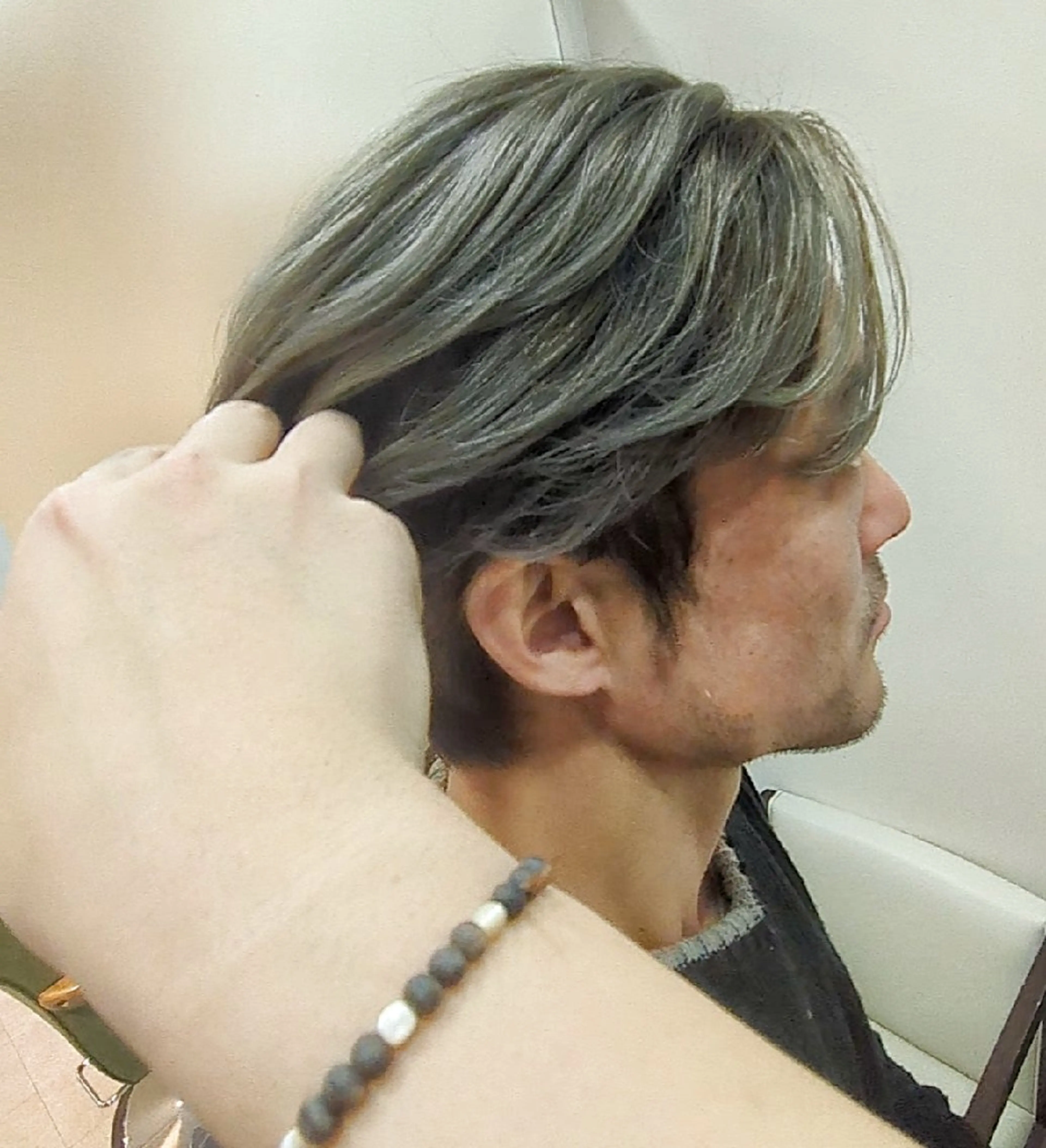 ショート カラー メンズ カット ヘアカラー 増田 耀のヘアスタイル