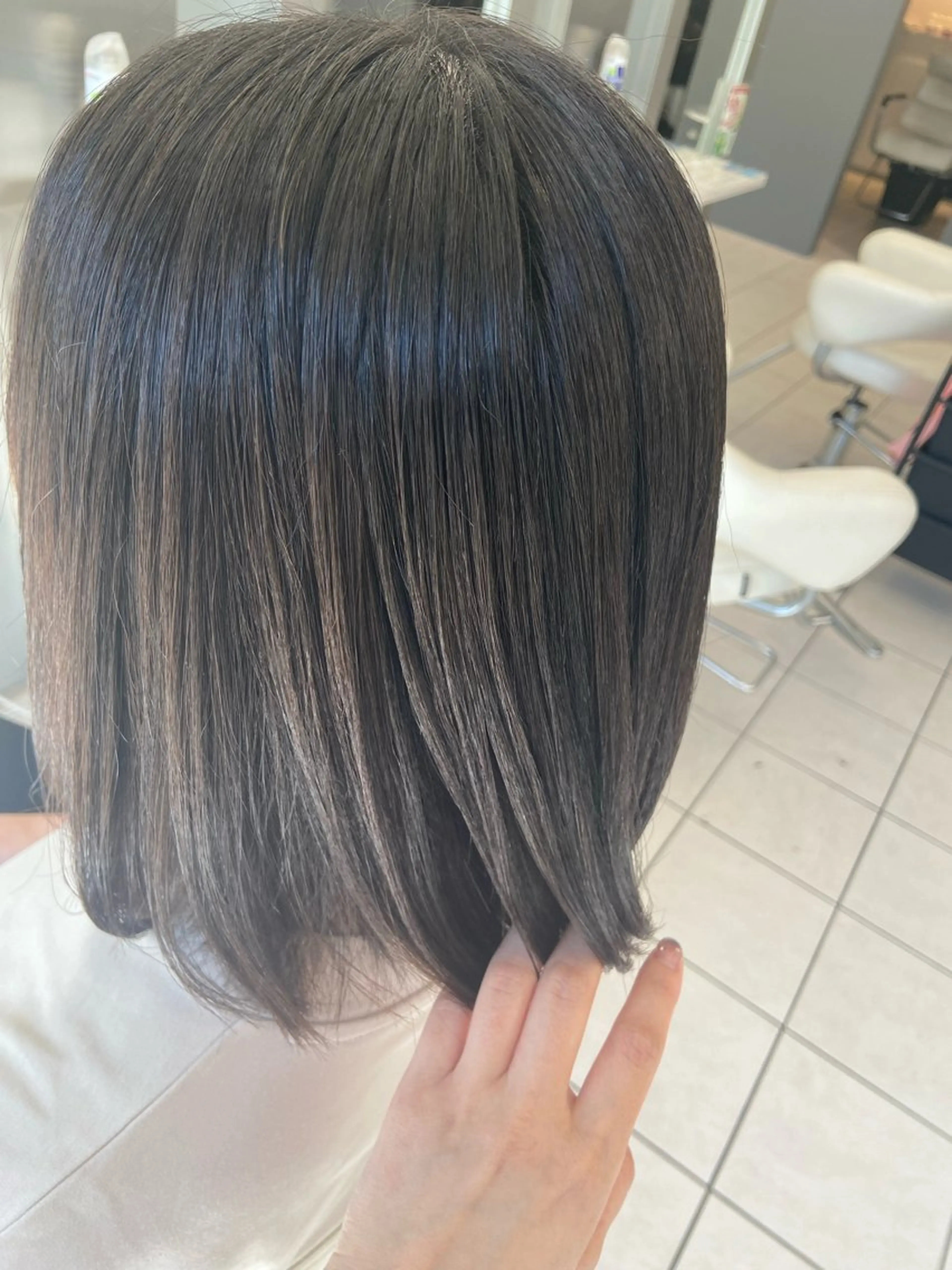 ミディアム 縮毛矯正 🪄ྀི Morita🩵ྀིのヘアスタイル