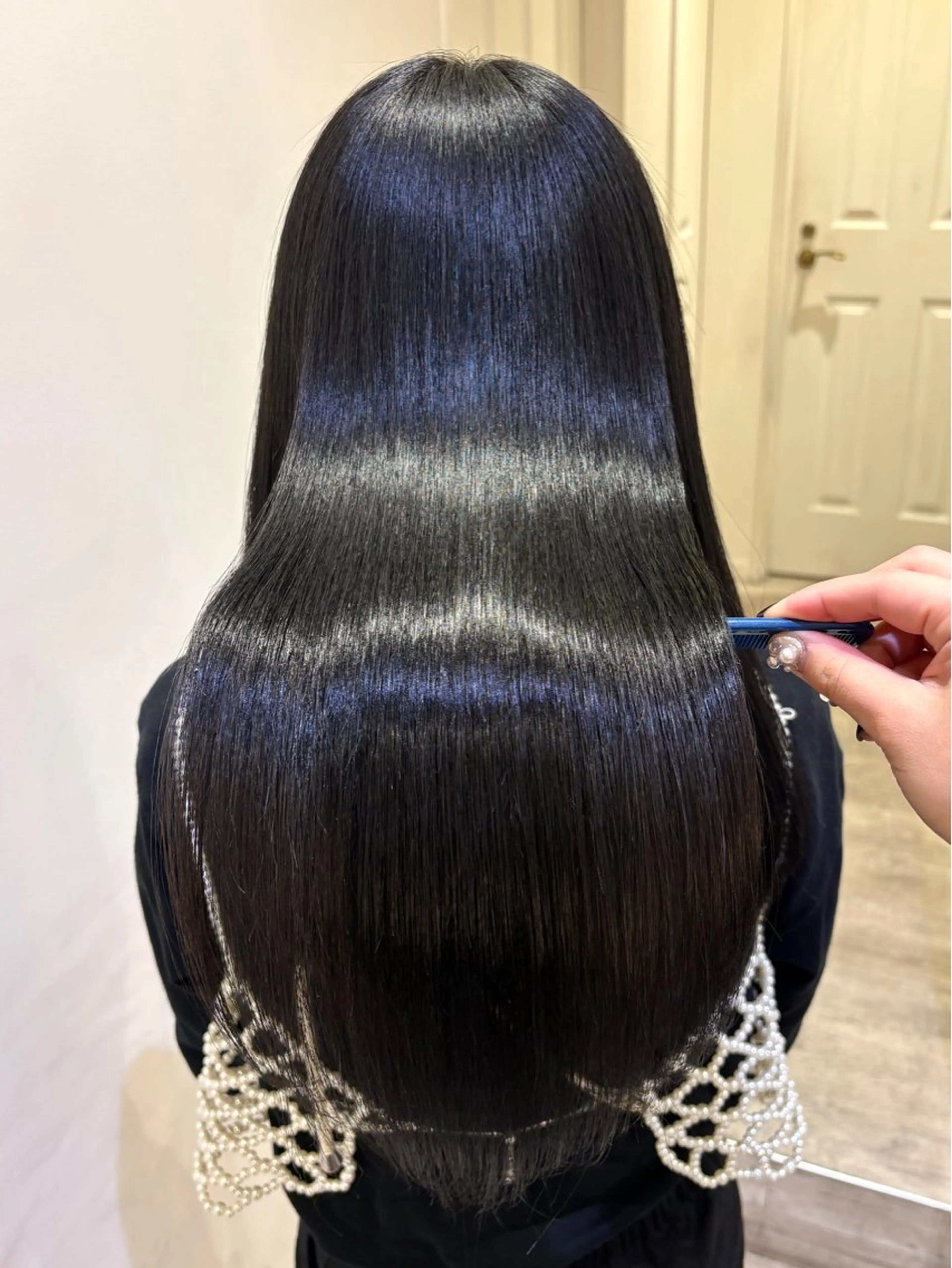 ロング カラー 💙mai🫧 縮毛矯正・ハイライトのヘアスタイル