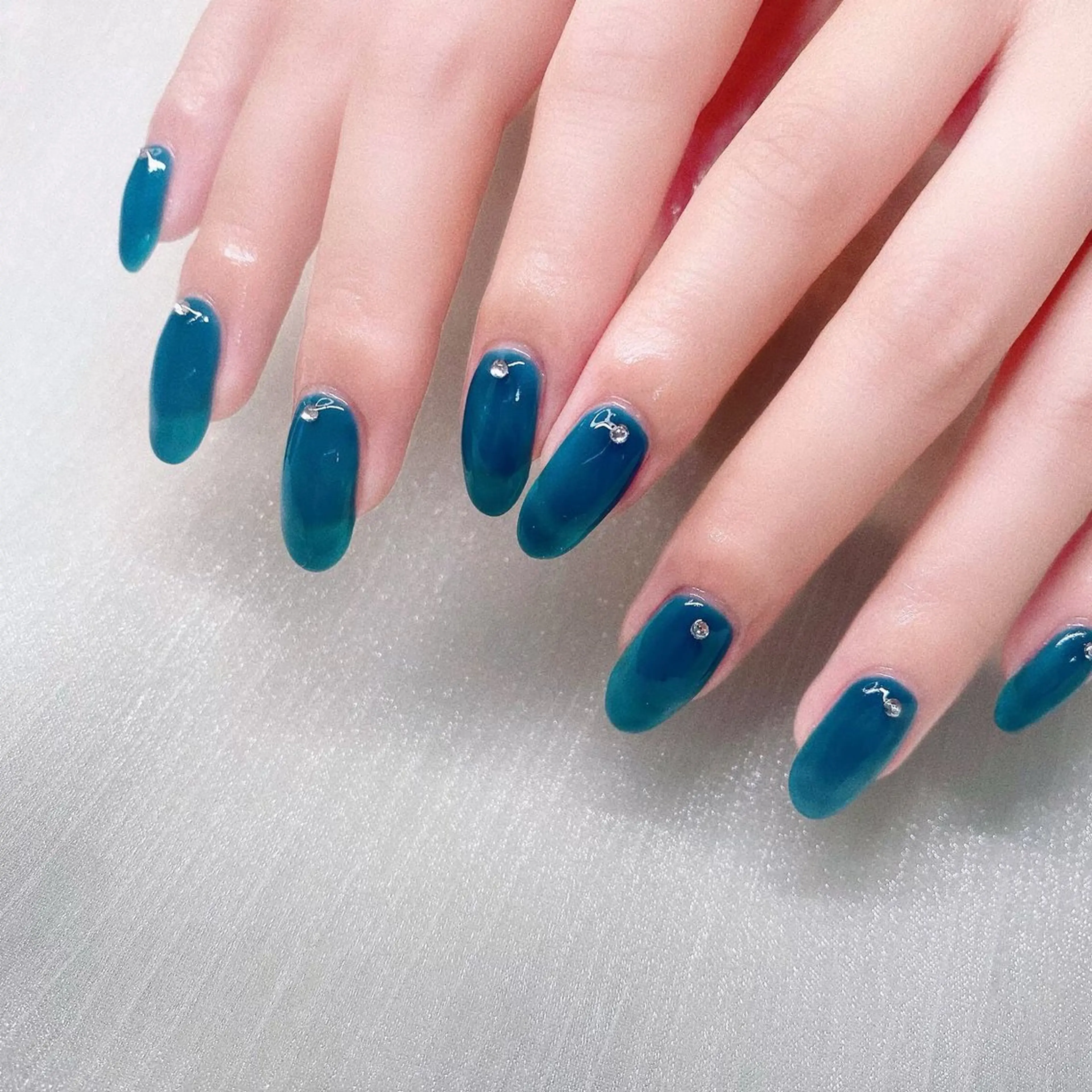 ネイル ストーンネイル ハンドネイル Nailist suzuのネイルデザイン