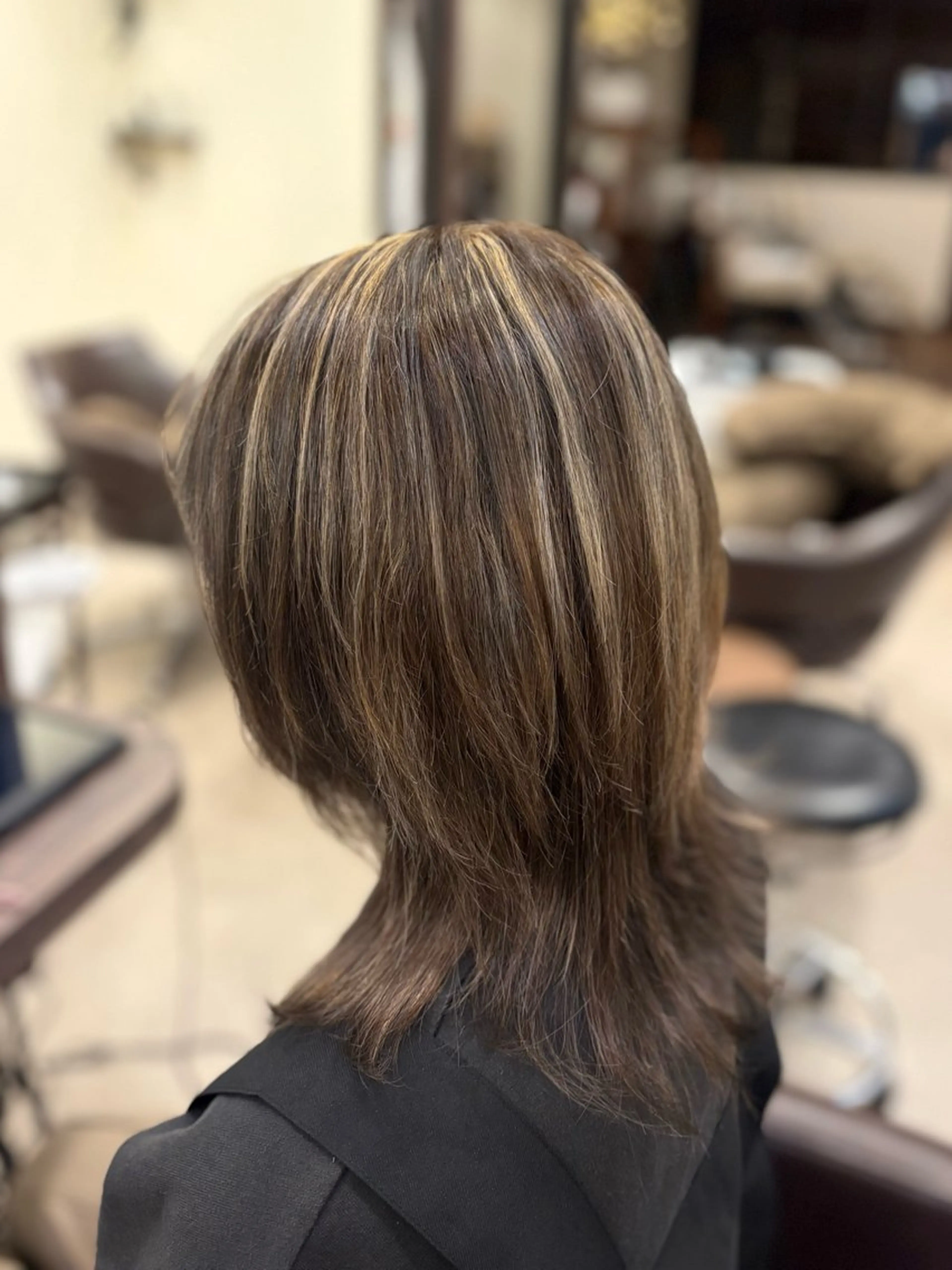 ロング カラー ハイライトカラー ハイライト カット ヘアカラー 山下ちひろ/似合わせ /髪質改善/縮毛矯正のヘアスタイル