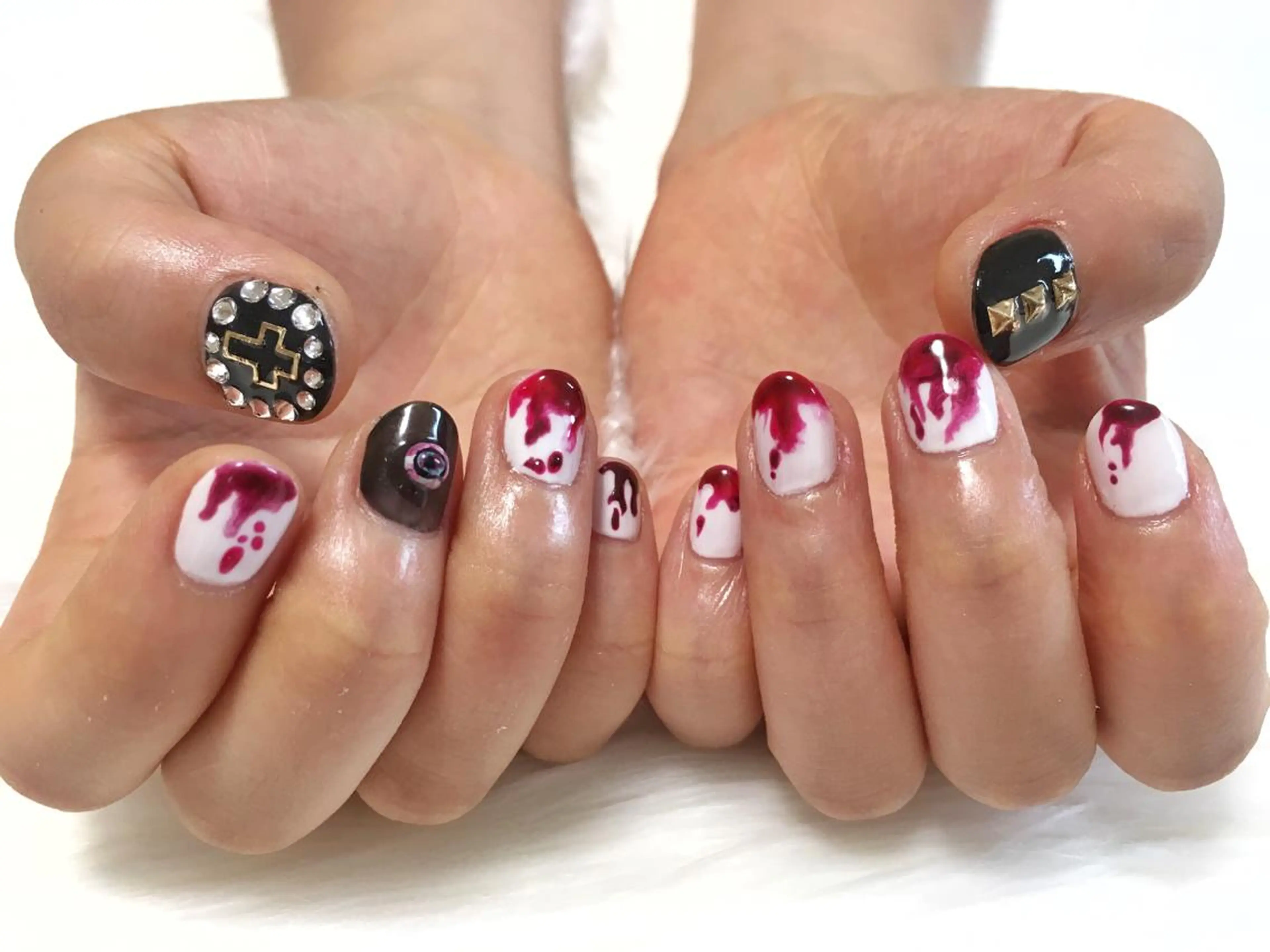 ショート ハロウィン nouva nailsのネイルデザイン